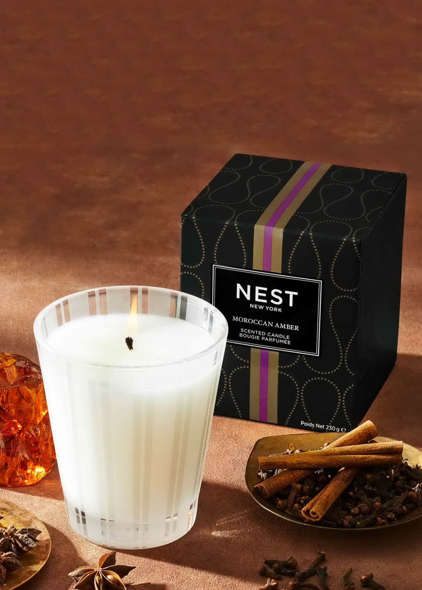 NEST New York Moroccan Amber Scented Candle, 8.1 oz. Image 3 of 5
