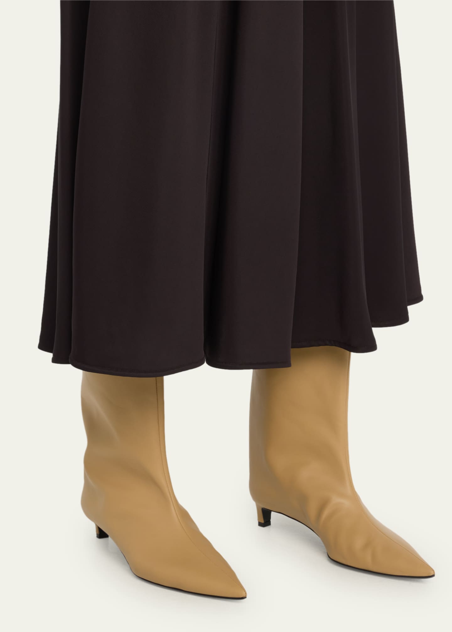 Leather Booties Ankle Boots Jil Sander Boots Sale Agathe 100