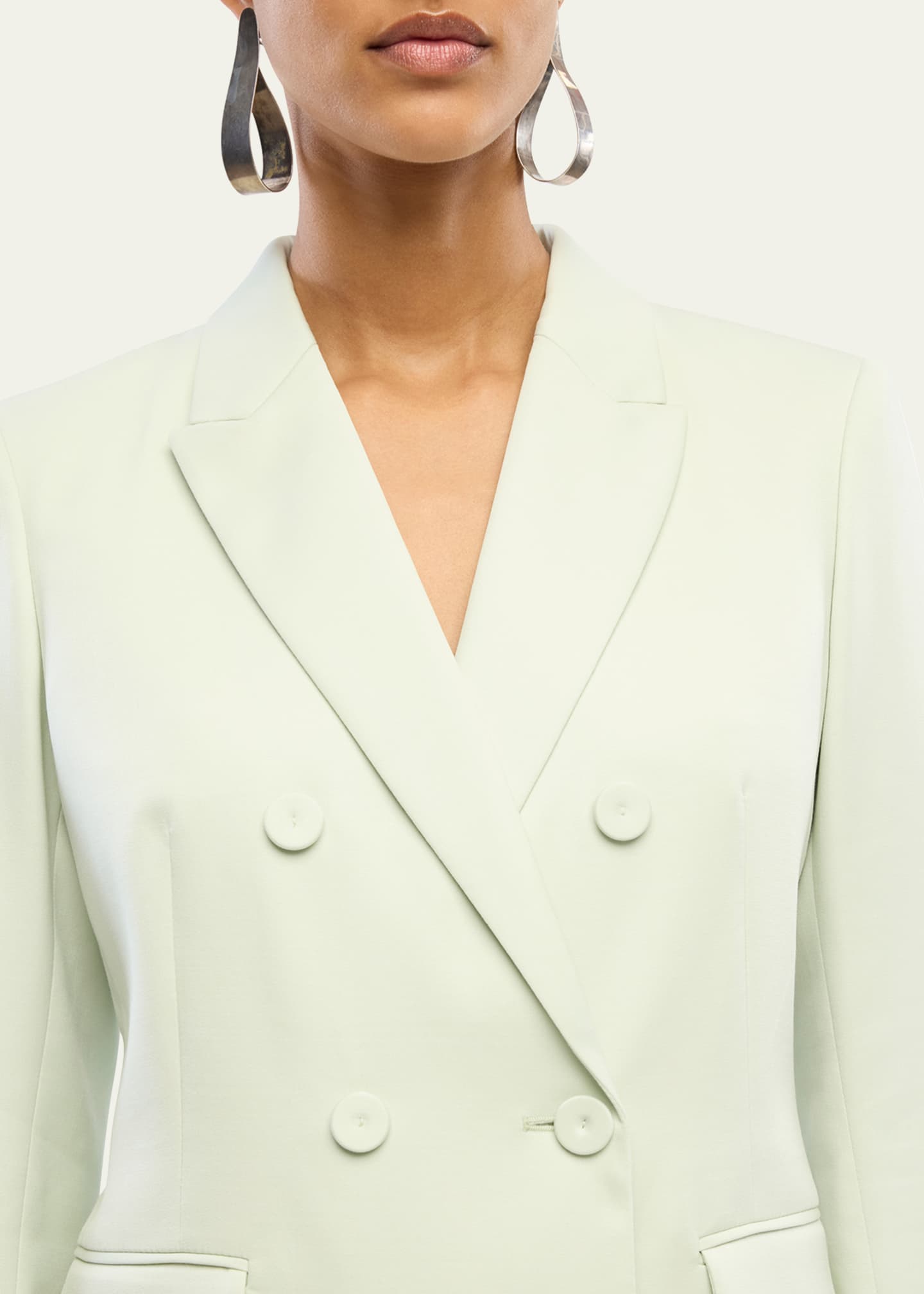 Another Tomorrow Merino Wool Blazer Jacket Image 5 of 5