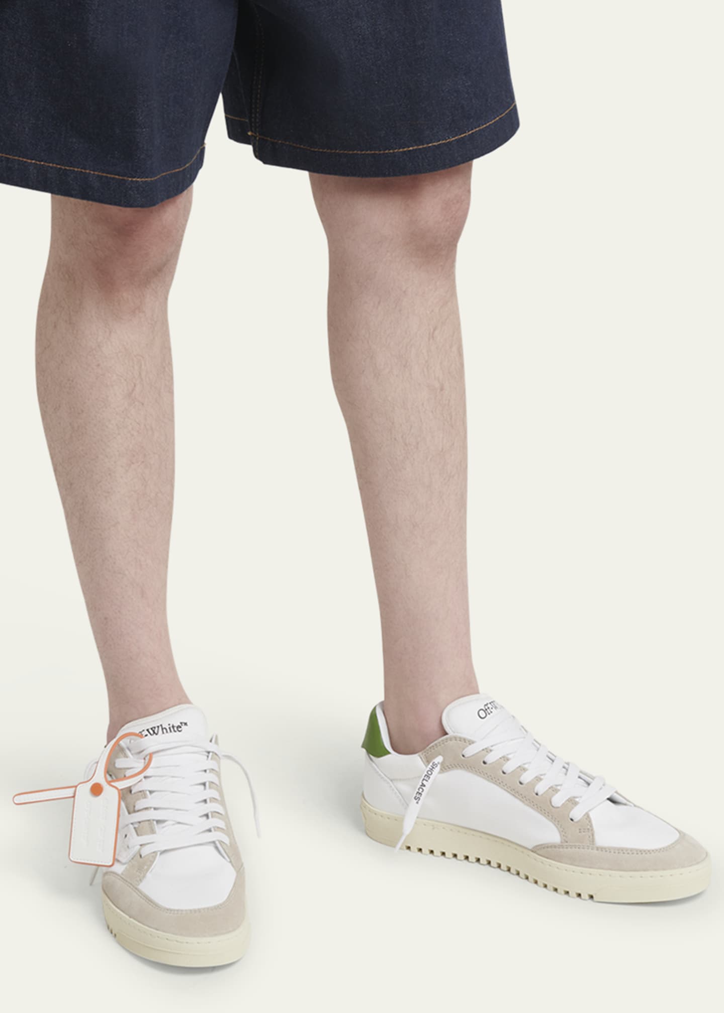 Off-White Men's 5.0 Canvas and Leather Low-Top Sneakers Image 2 of 5