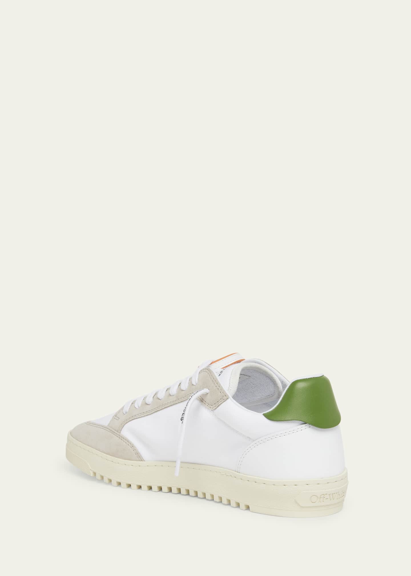 Off-White Men's 5.0 Canvas and Leather Low-Top Sneakers Image 4 of 5