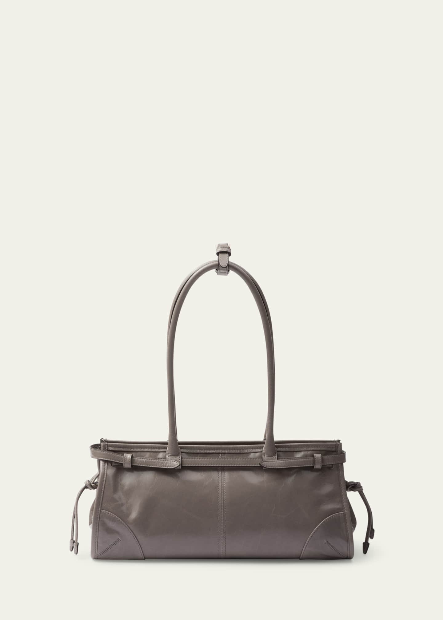 Prada Medium East-West Leather Shoulder Bag Image 3 of 5