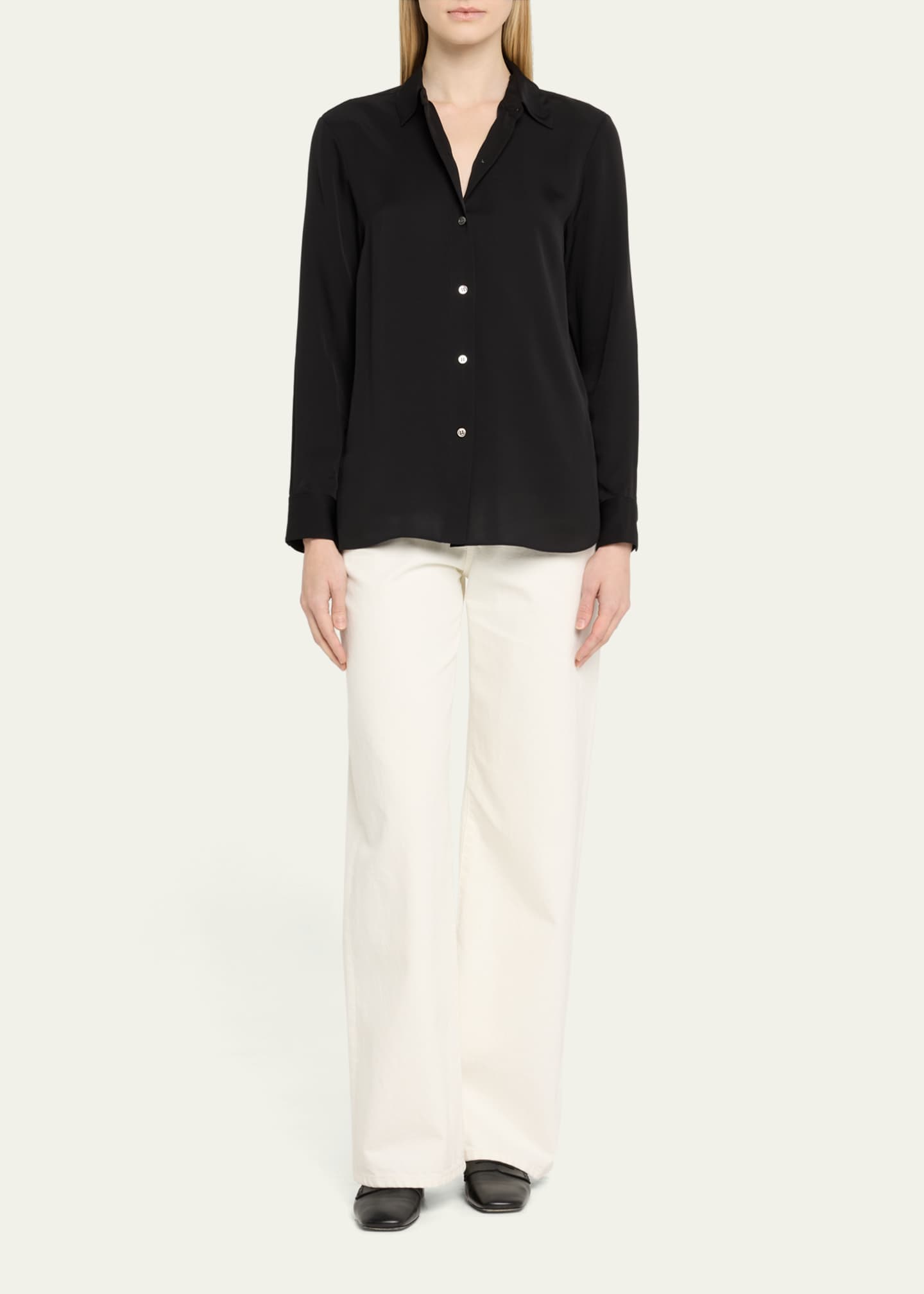 Theory Silk Straight Shirt Image 2 of 7