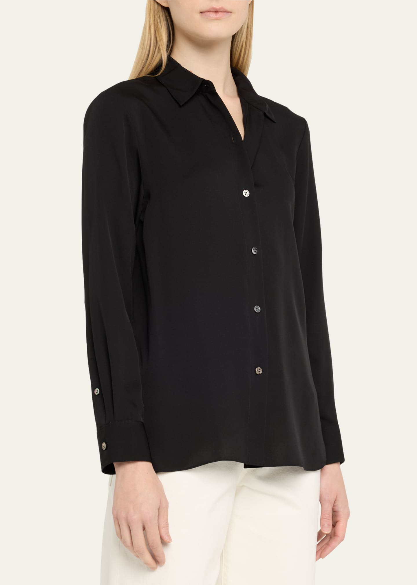 Theory Silk Straight Shirt Image 4 of 7