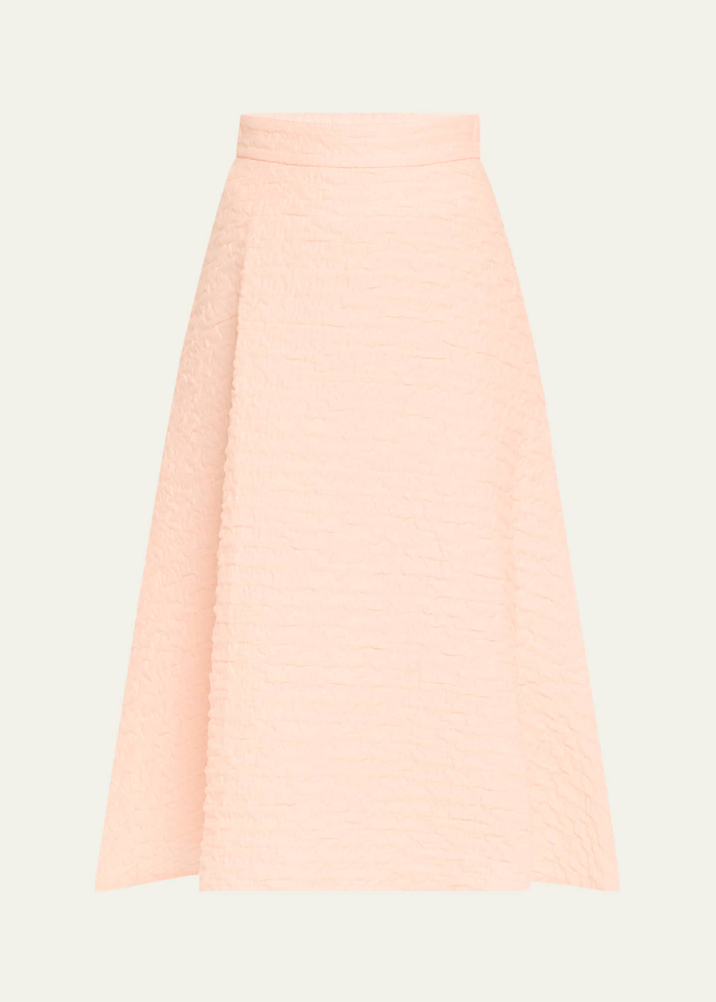 Akris Bubble 3D Organza A-Line Midi Skirt Image 1 of 5
