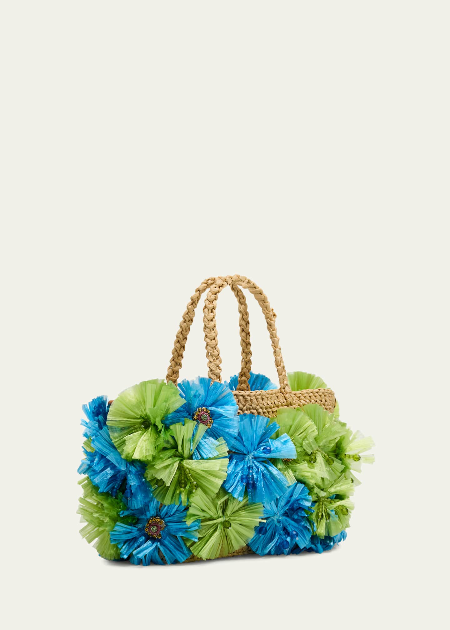 Valentino Garavani VLOGO Signature Small 3D Flower Tote Bag Image 3 of 5