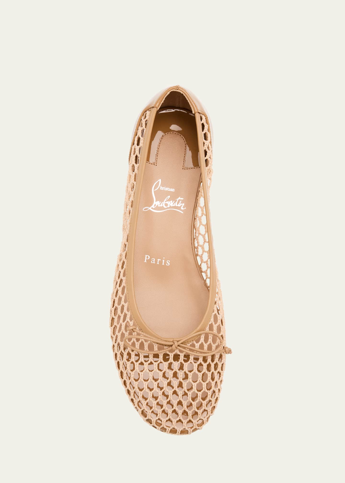 Christian Louboutin Sweet Jane Net Red Sole Ballerina Flats Image 4 of 5