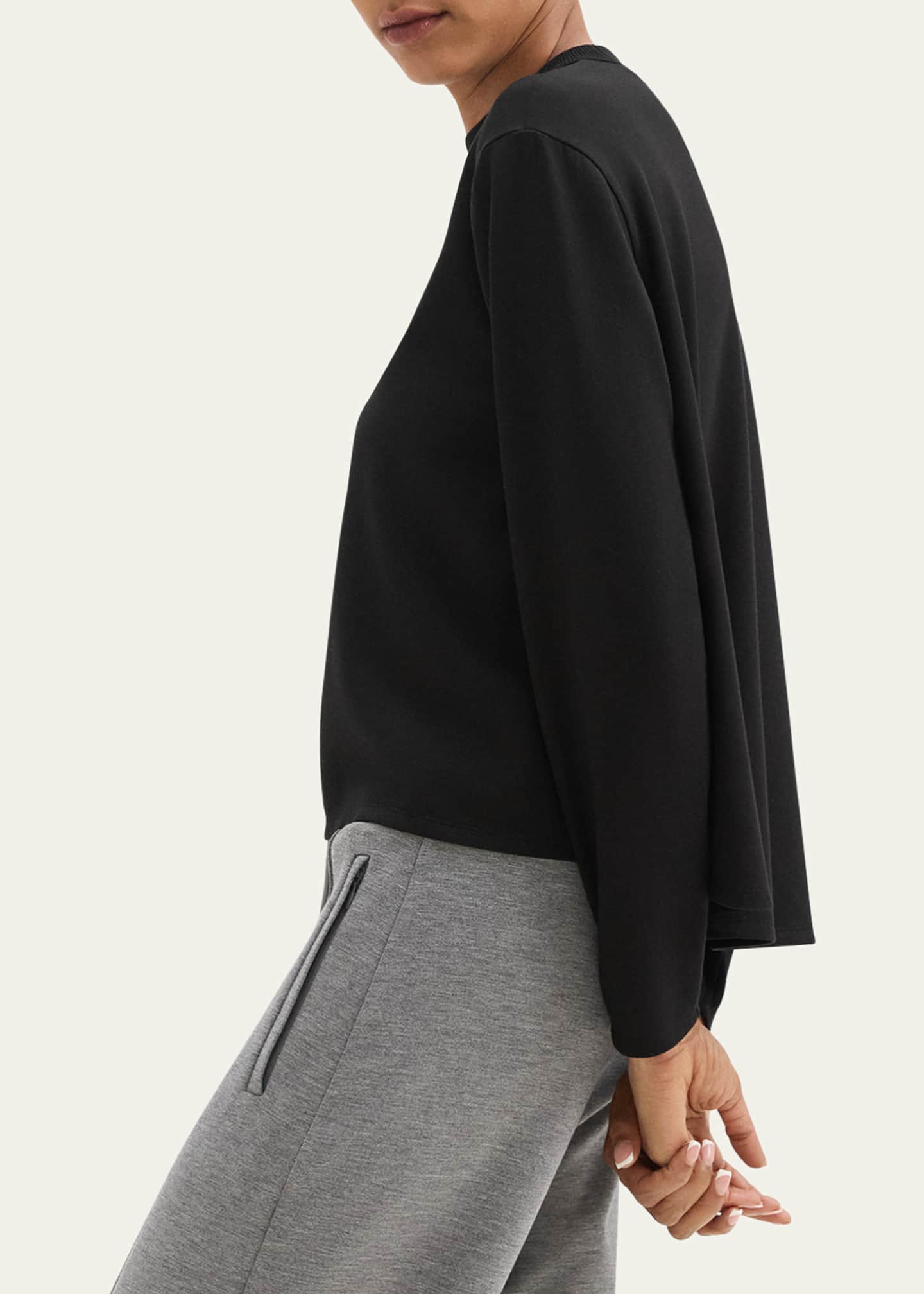 Theory A-Line Crewneck Pullover Image 4 of 5