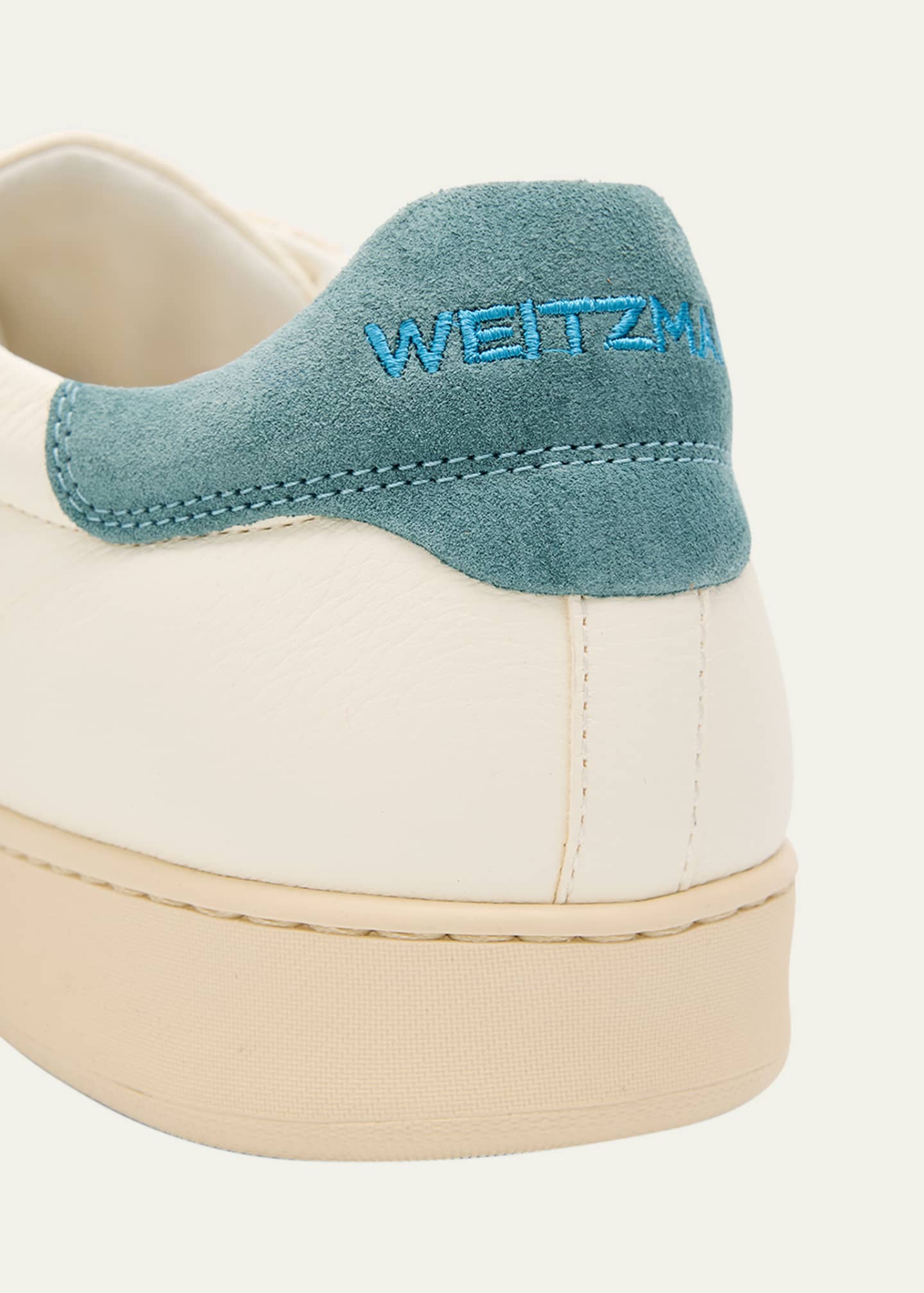 Stuart Weitzman Men's Banner Leather T-Toe Low-Top Sneakers Image 5 of 6