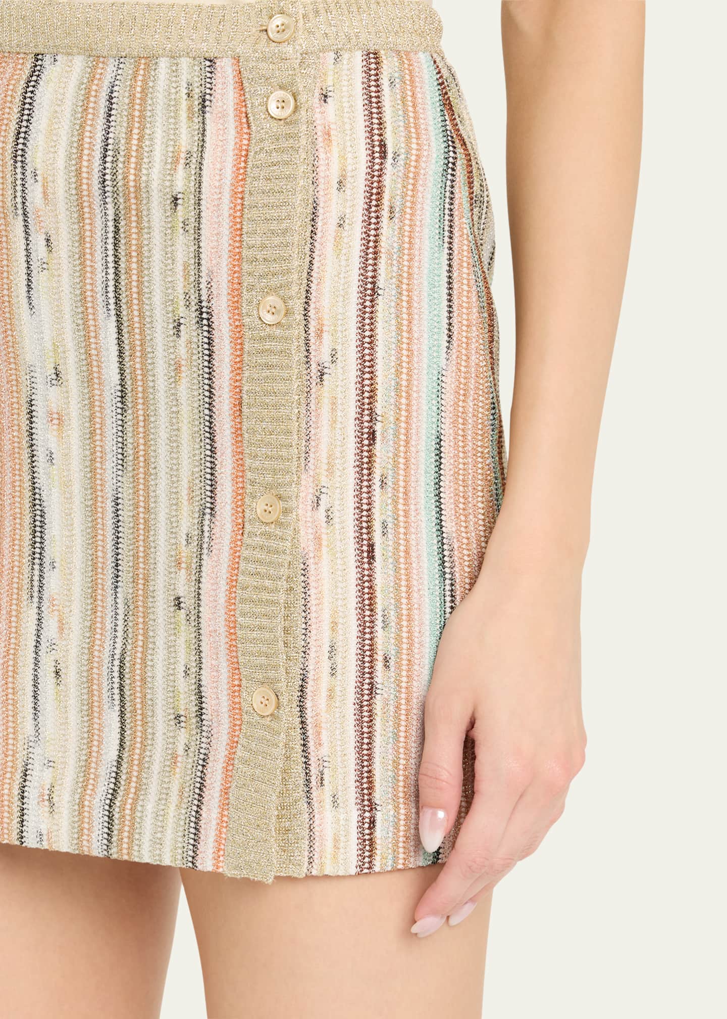 Missoni Striped Multicolor Mini Skirt Image 5 of 5