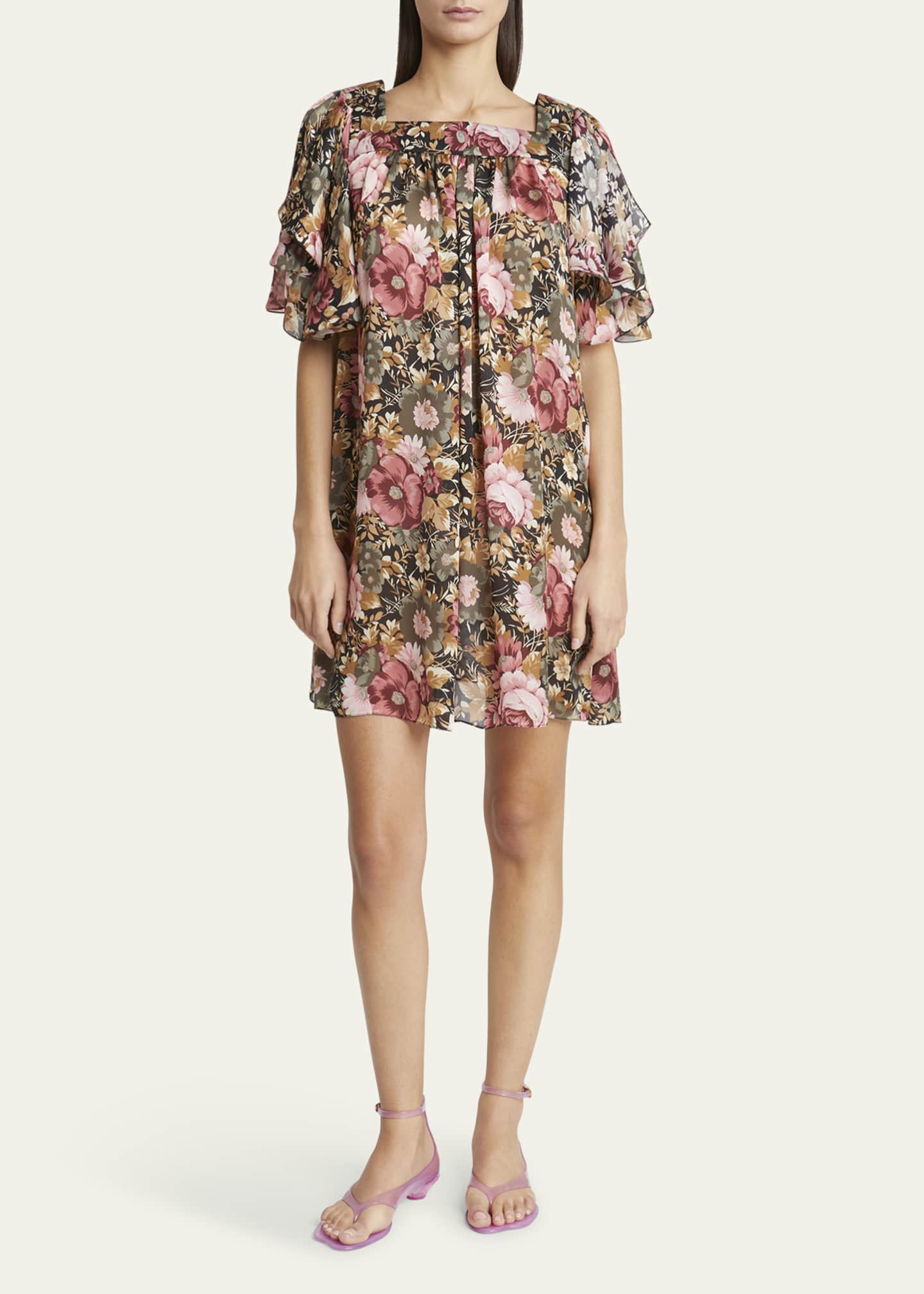 Chloe Jelly Thong Ankle-Strap Sandals Image 3 of 6