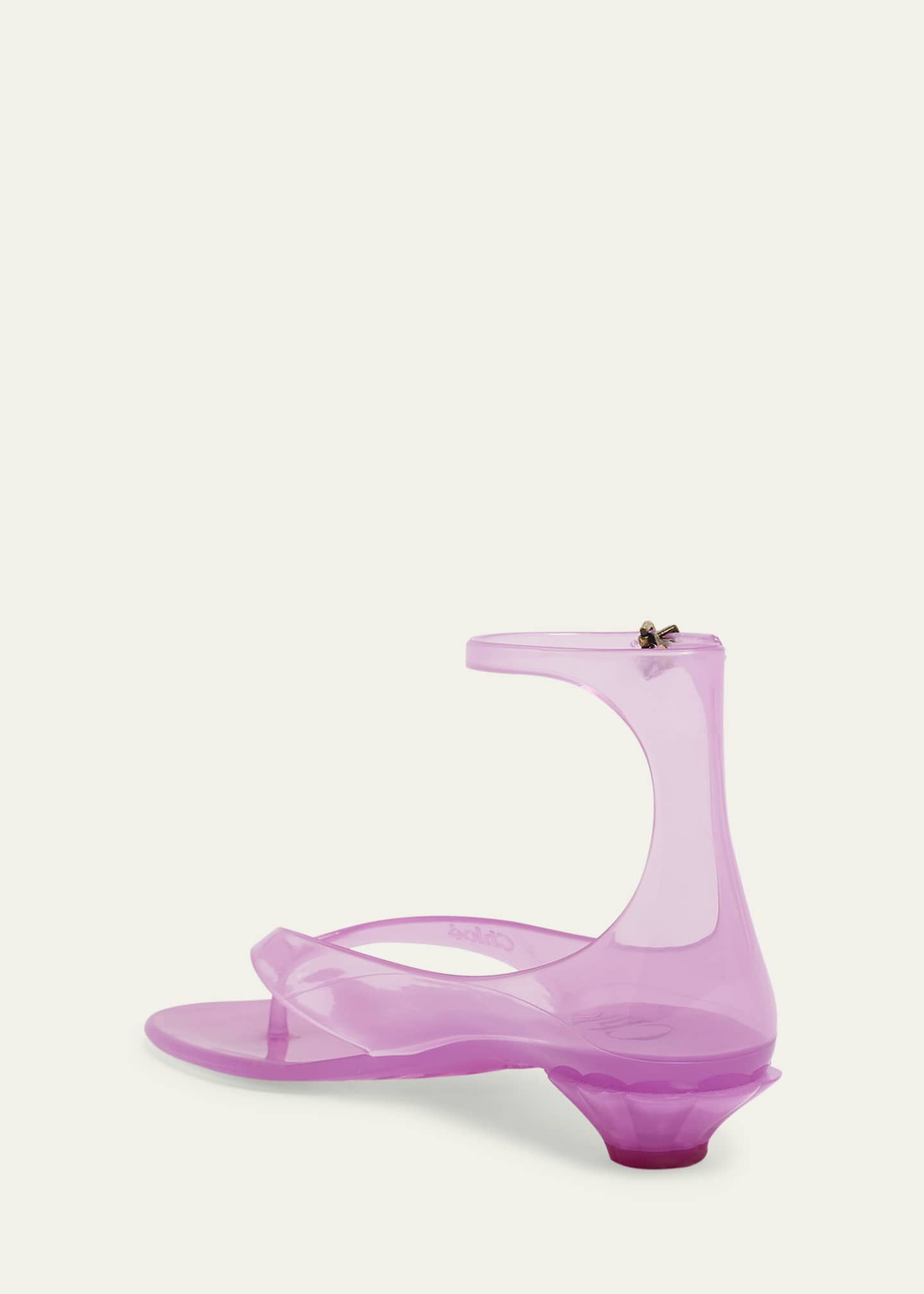 Chloe Jelly Thong Ankle-Strap Sandals Image 4 of 6