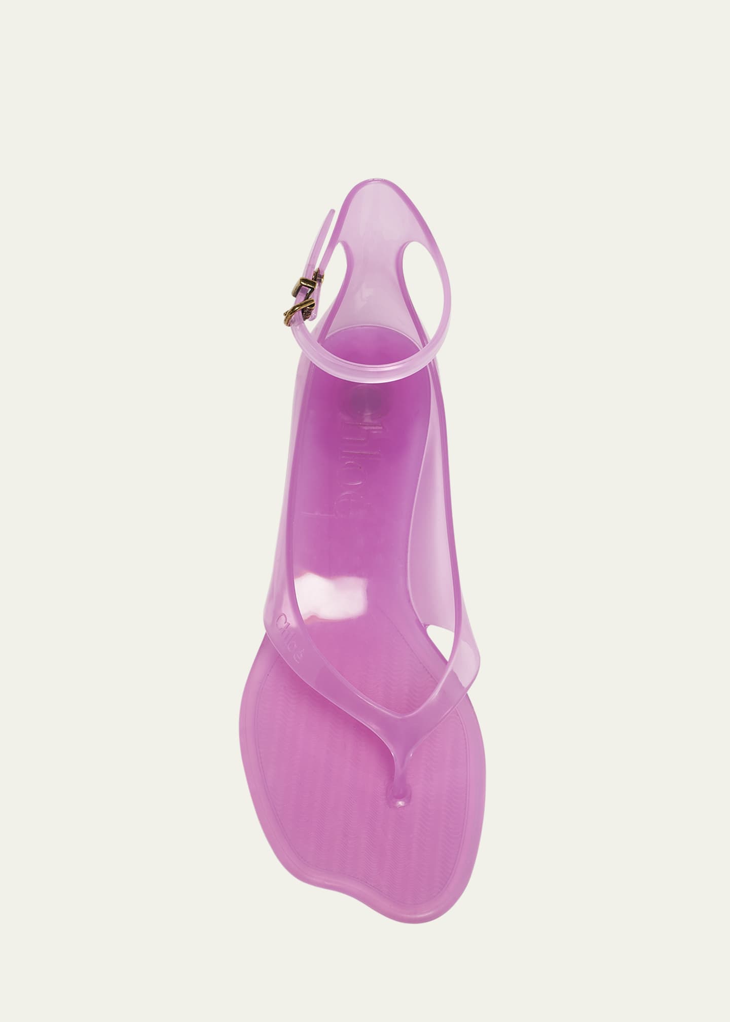Chloe Jelly Thong Ankle-Strap Sandals Image 6 of 6