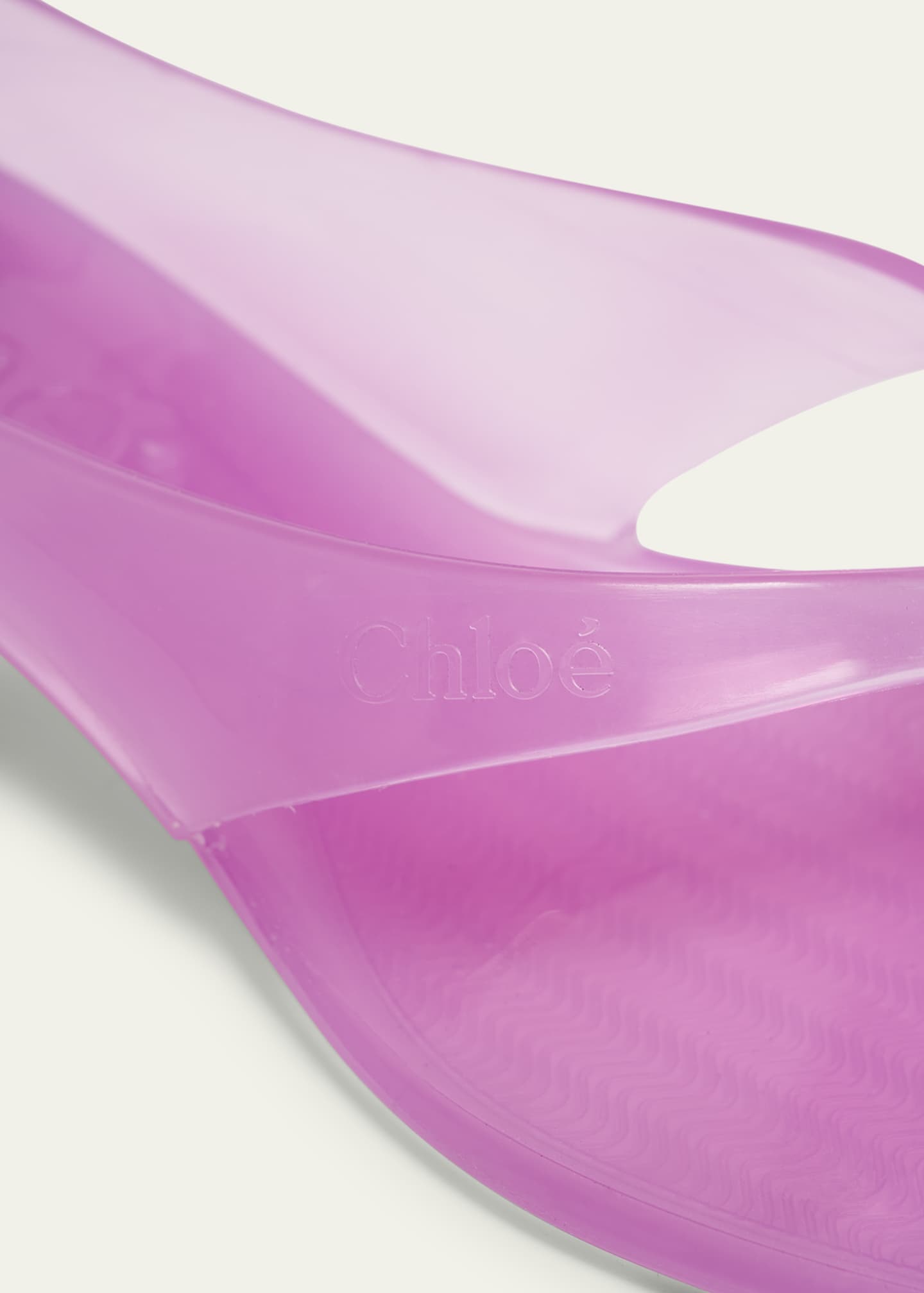 Chloe Jelly Thong Ankle-Strap Sandals Image 5 of 6