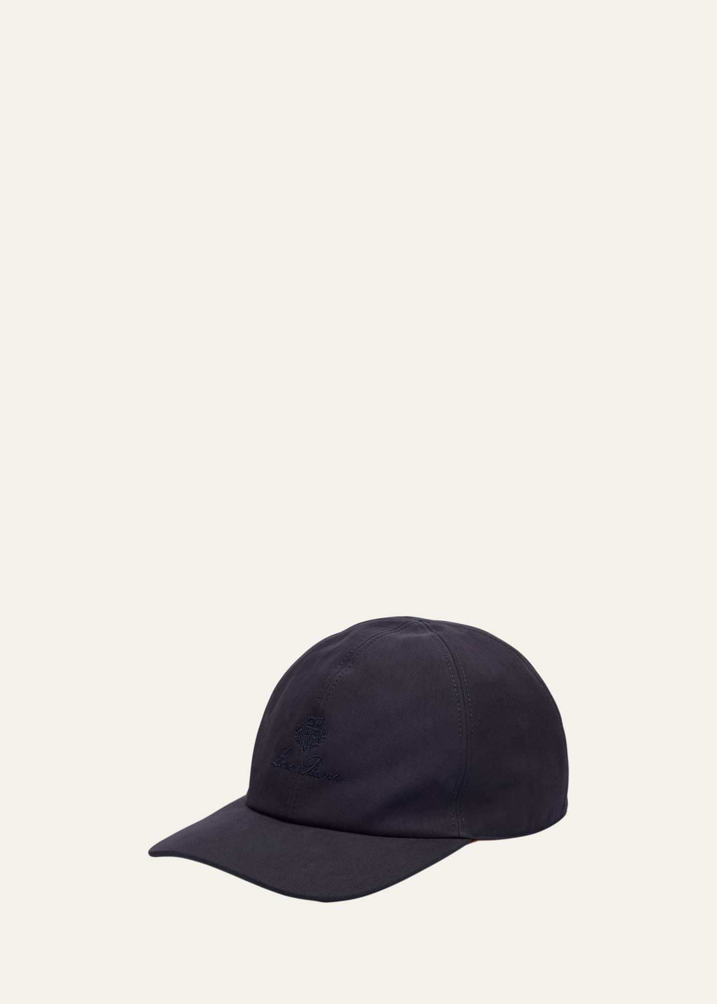 Loro Piana Men's Six-Panel Tonal Logo Baseball Cap Image 1 of 2