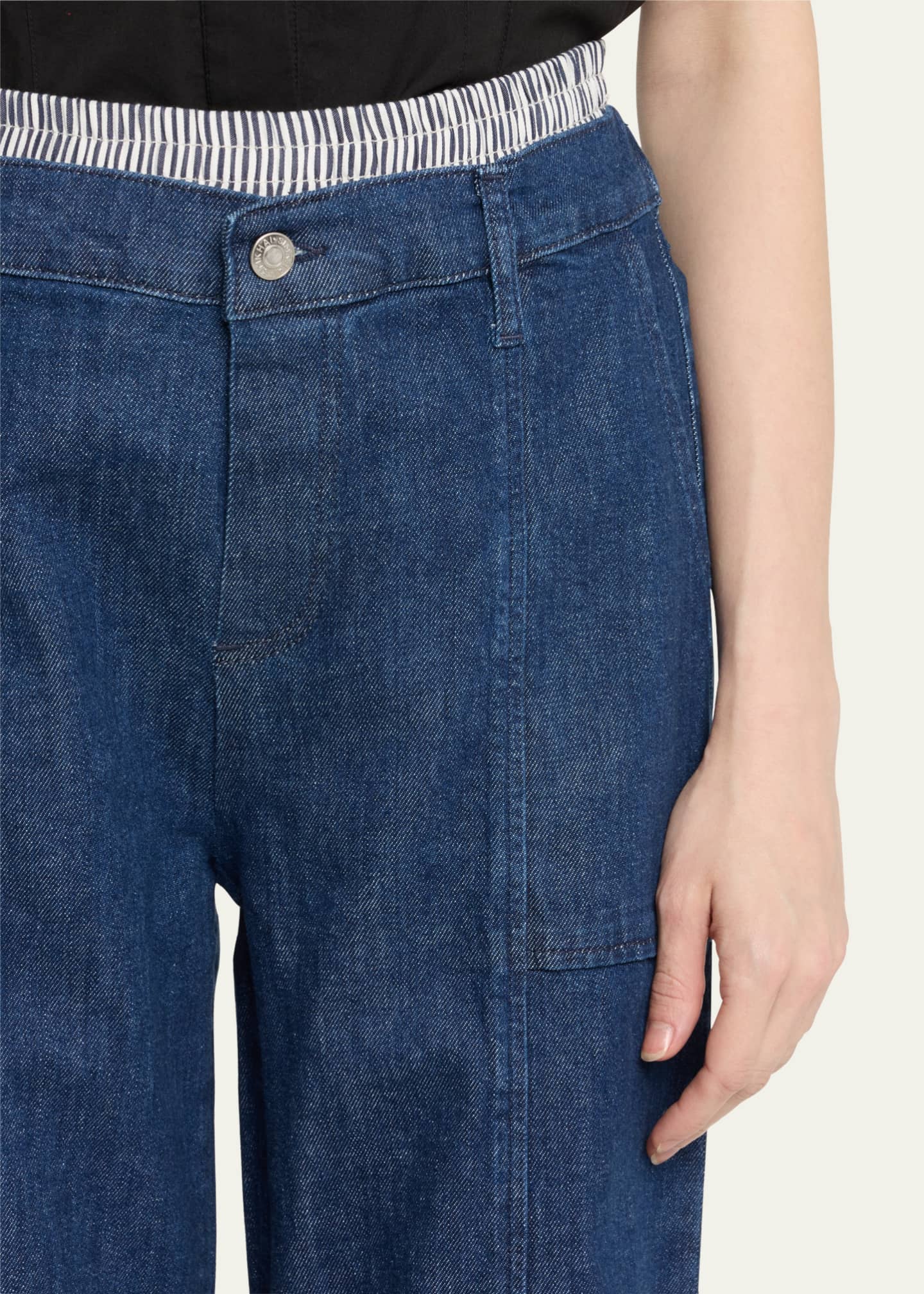 SIMKHAI Kori Straight-Leg Cargo Jeans Image 5 of 5