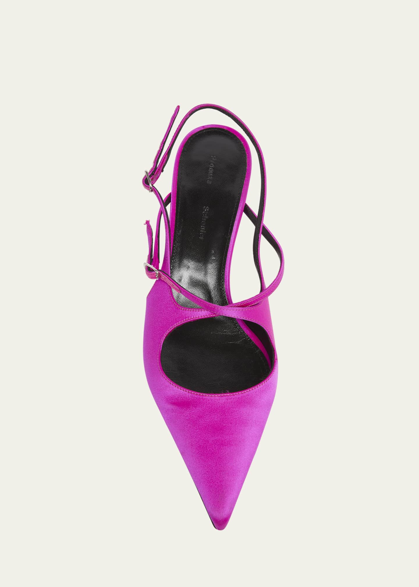 Proenza Schouler Slash Crisscross Slingback Pumps Image 6 of 6
