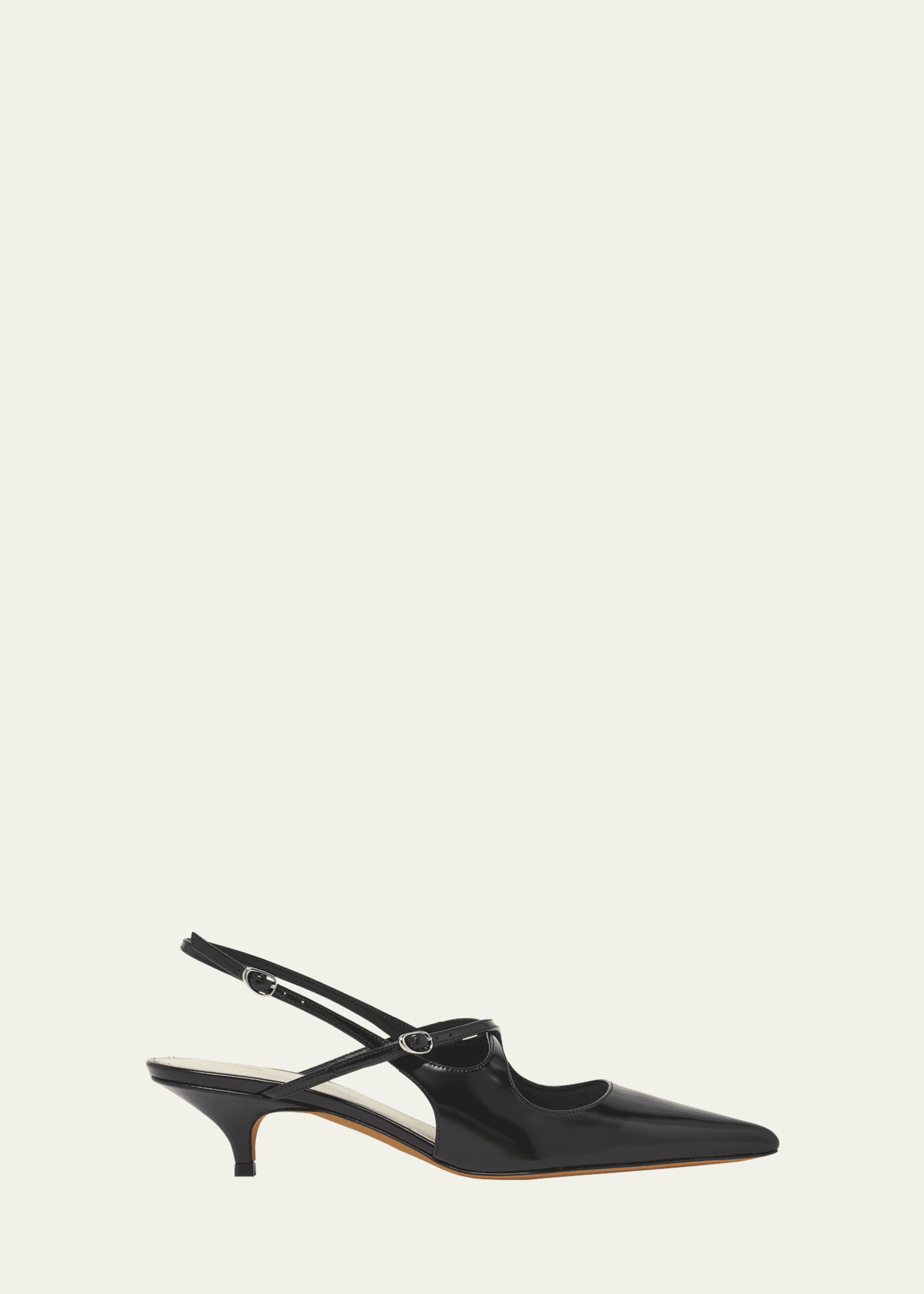 Proenza Schouler Slash Leather Crisscross Slingback Pumps Image 1 of 6