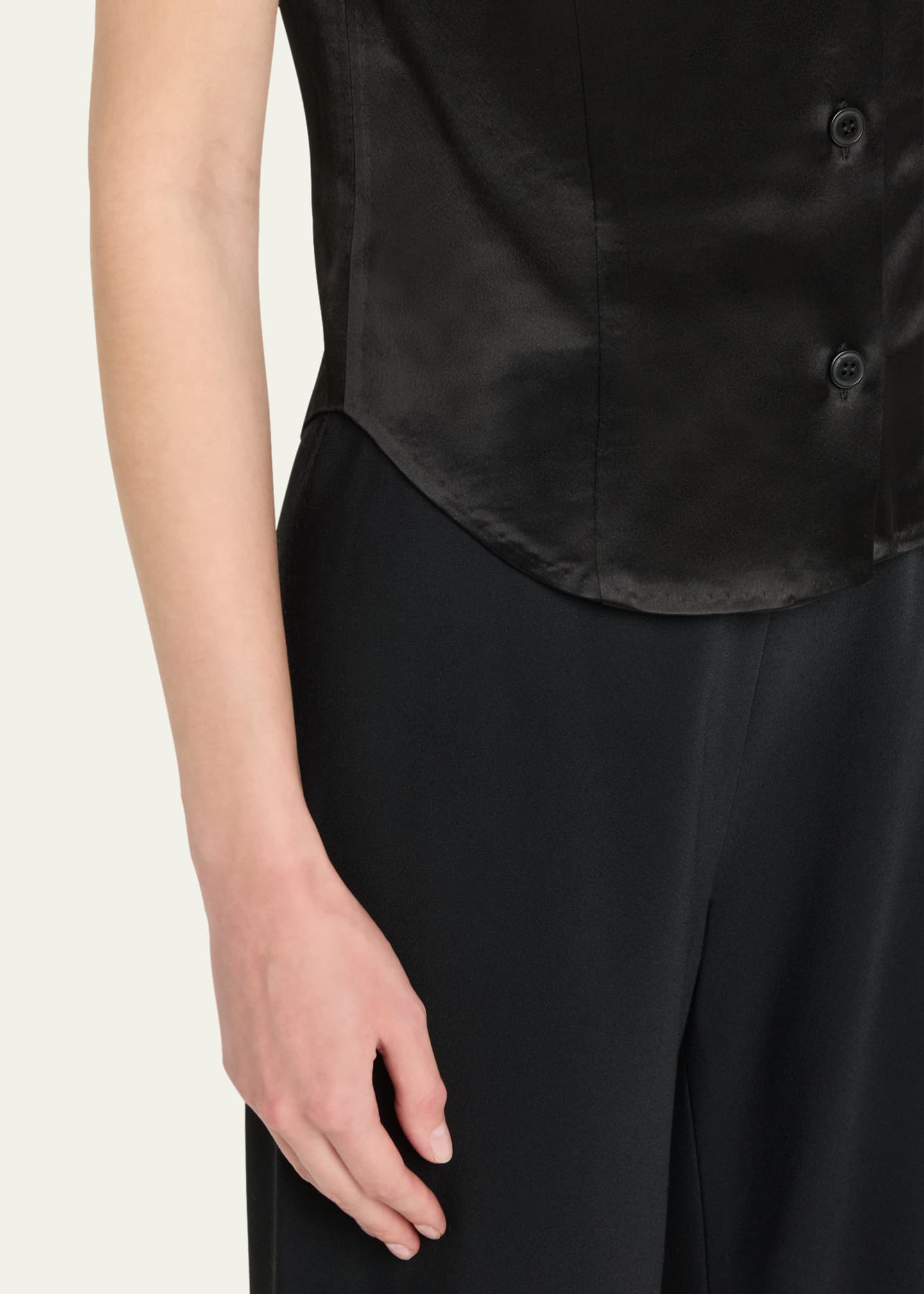 Nanushka Clare Slip Satin Shirt Image 5 of 5