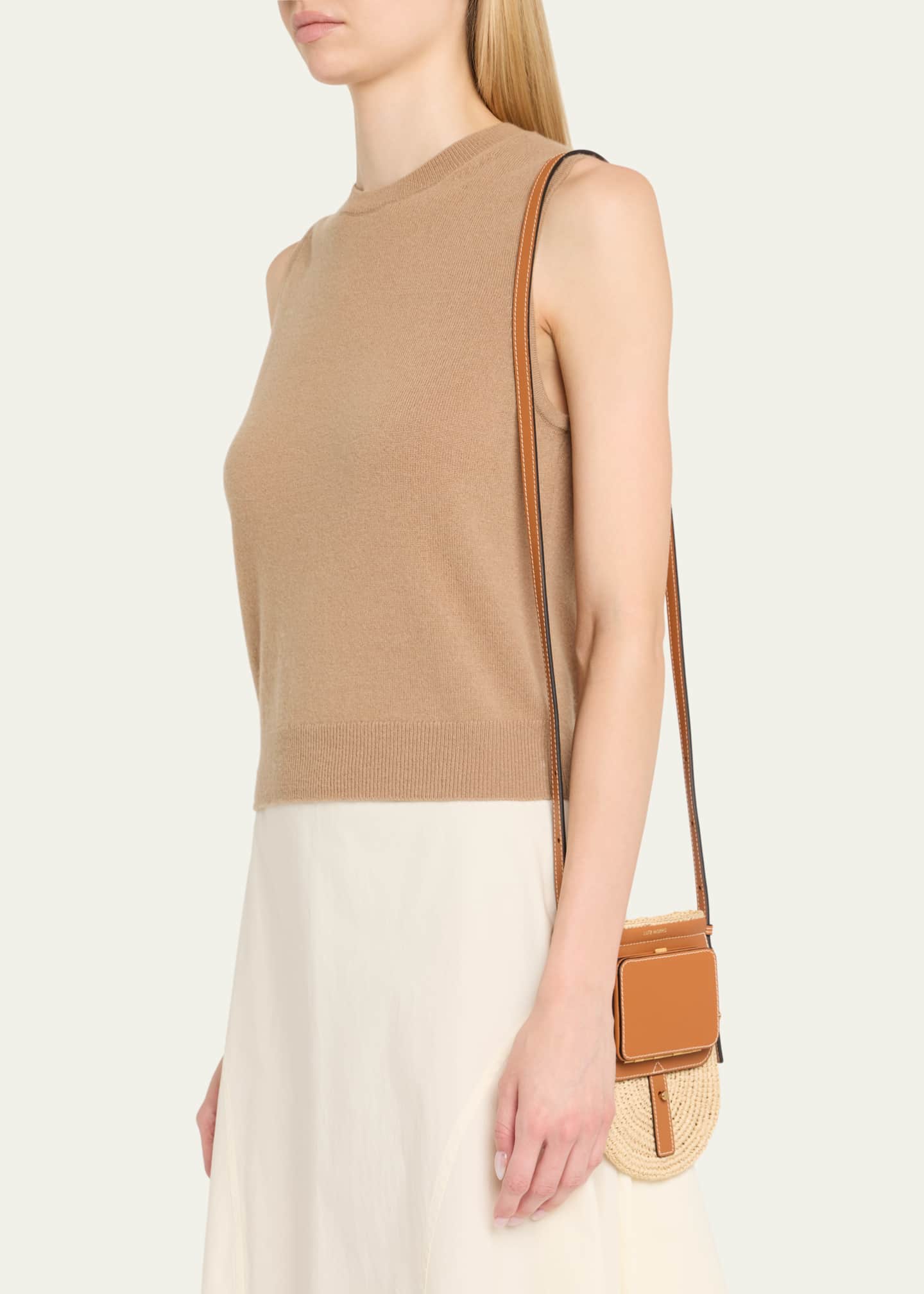 LUTZ MORRIS Porter Crochet Raffia Phone Crossbody Bag Image 2 of 6