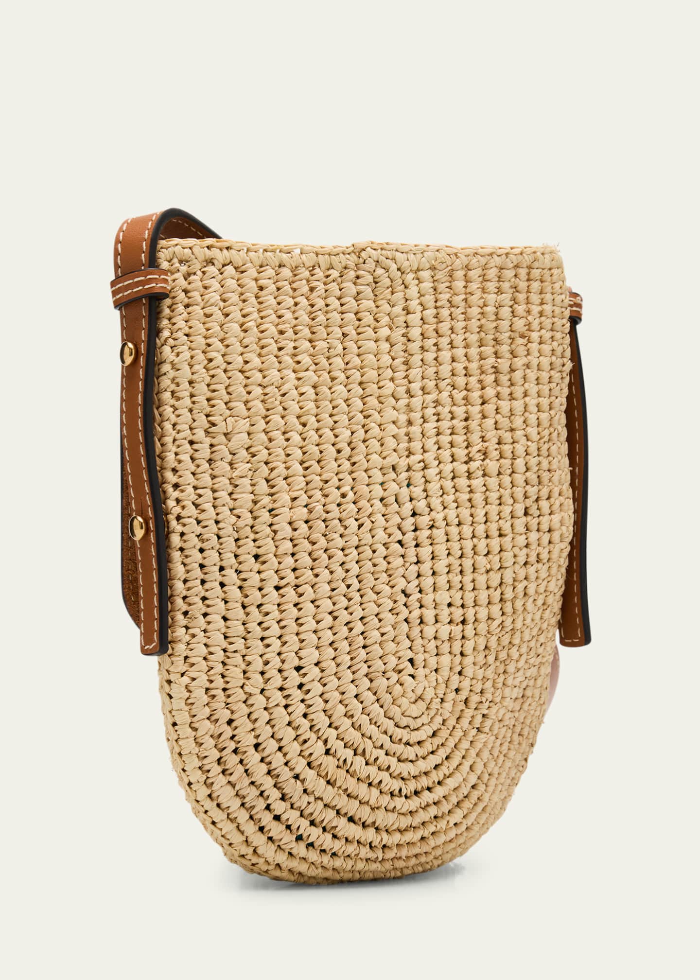 LUTZ MORRIS Porter Crochet Raffia Phone Crossbody Bag Image 3 of 6