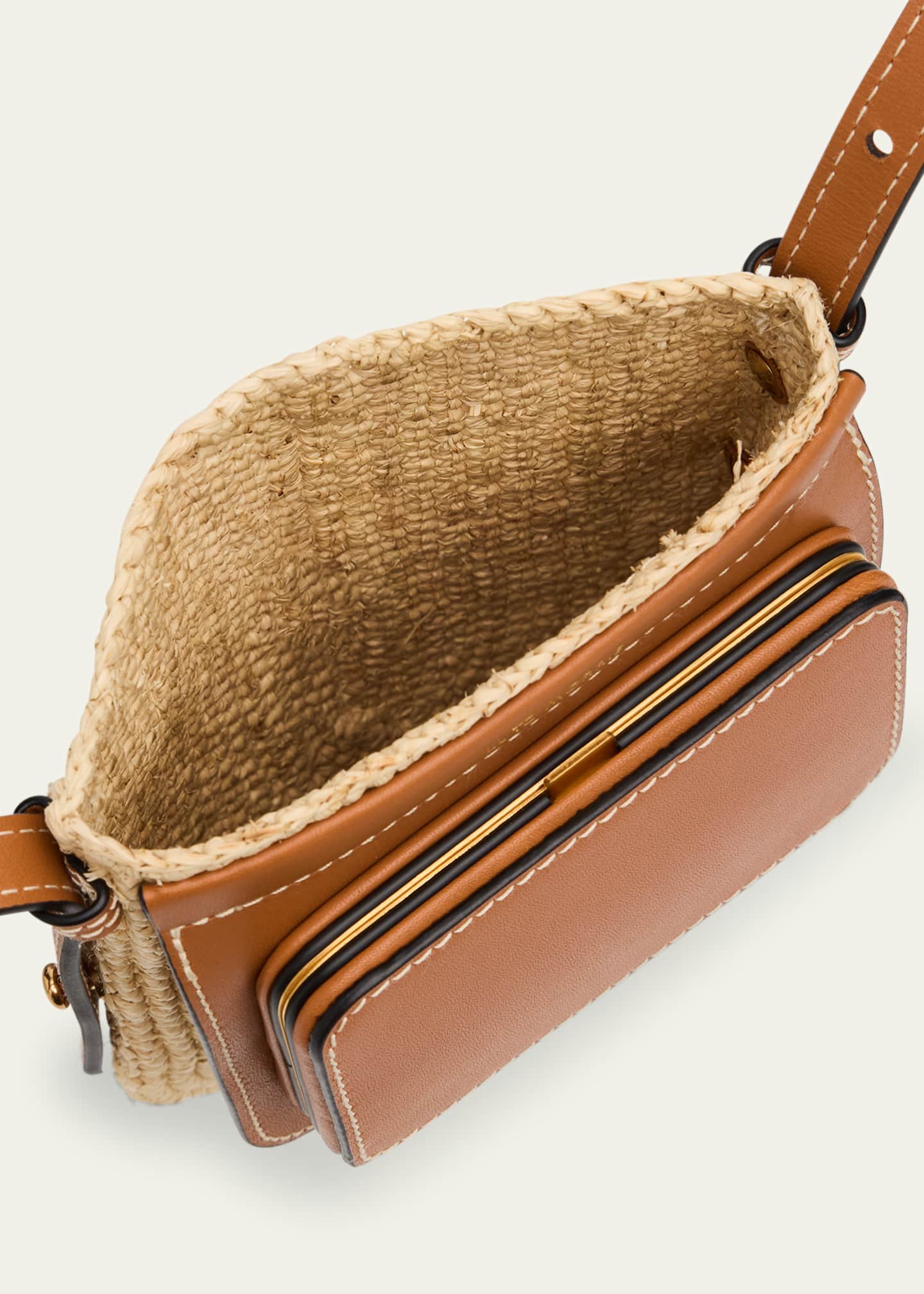 LUTZ MORRIS Porter Crochet Raffia Phone Crossbody Bag Image 4 of 6