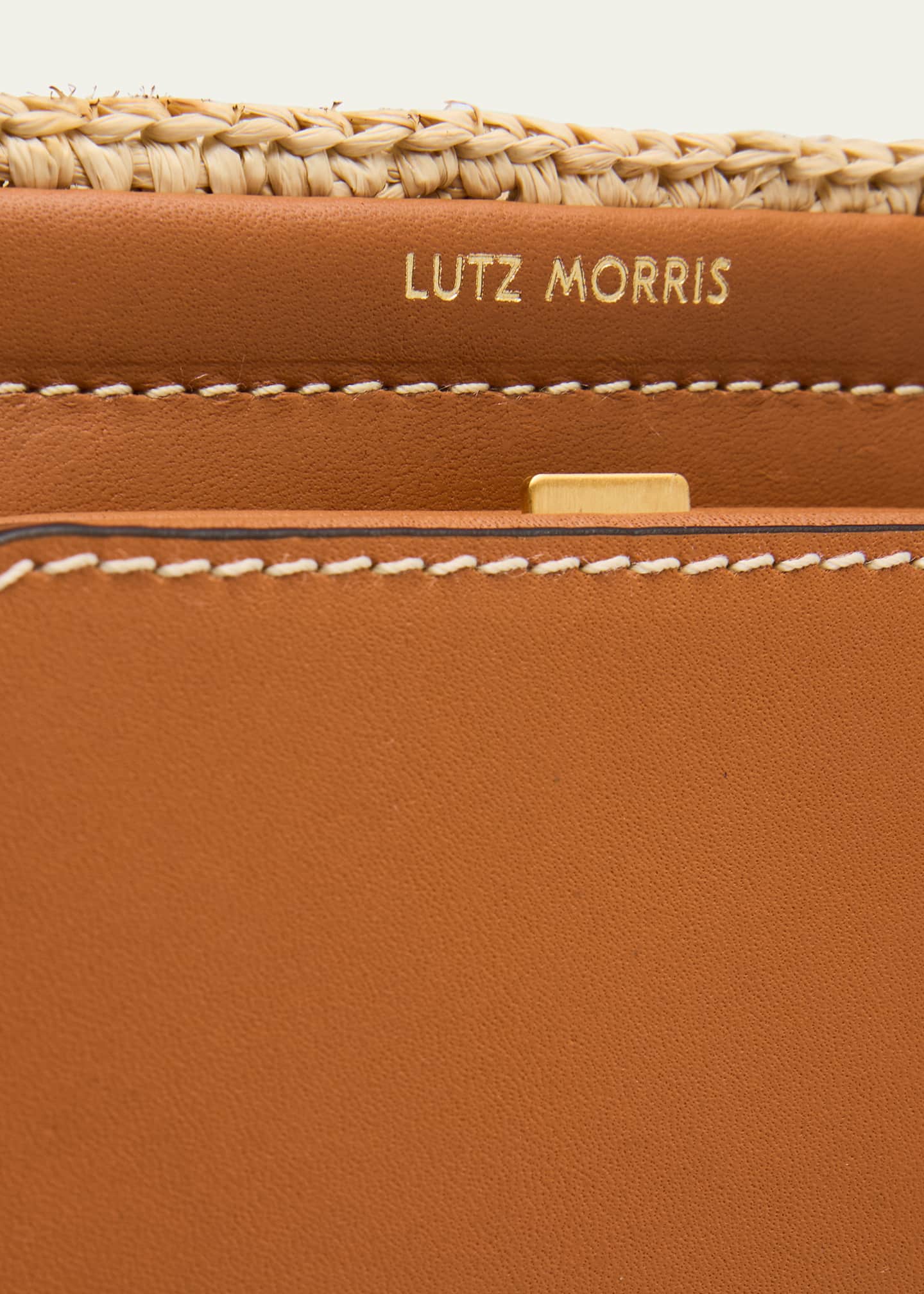 LUTZ MORRIS Porter Crochet Raffia Phone Crossbody Bag Image 6 of 6