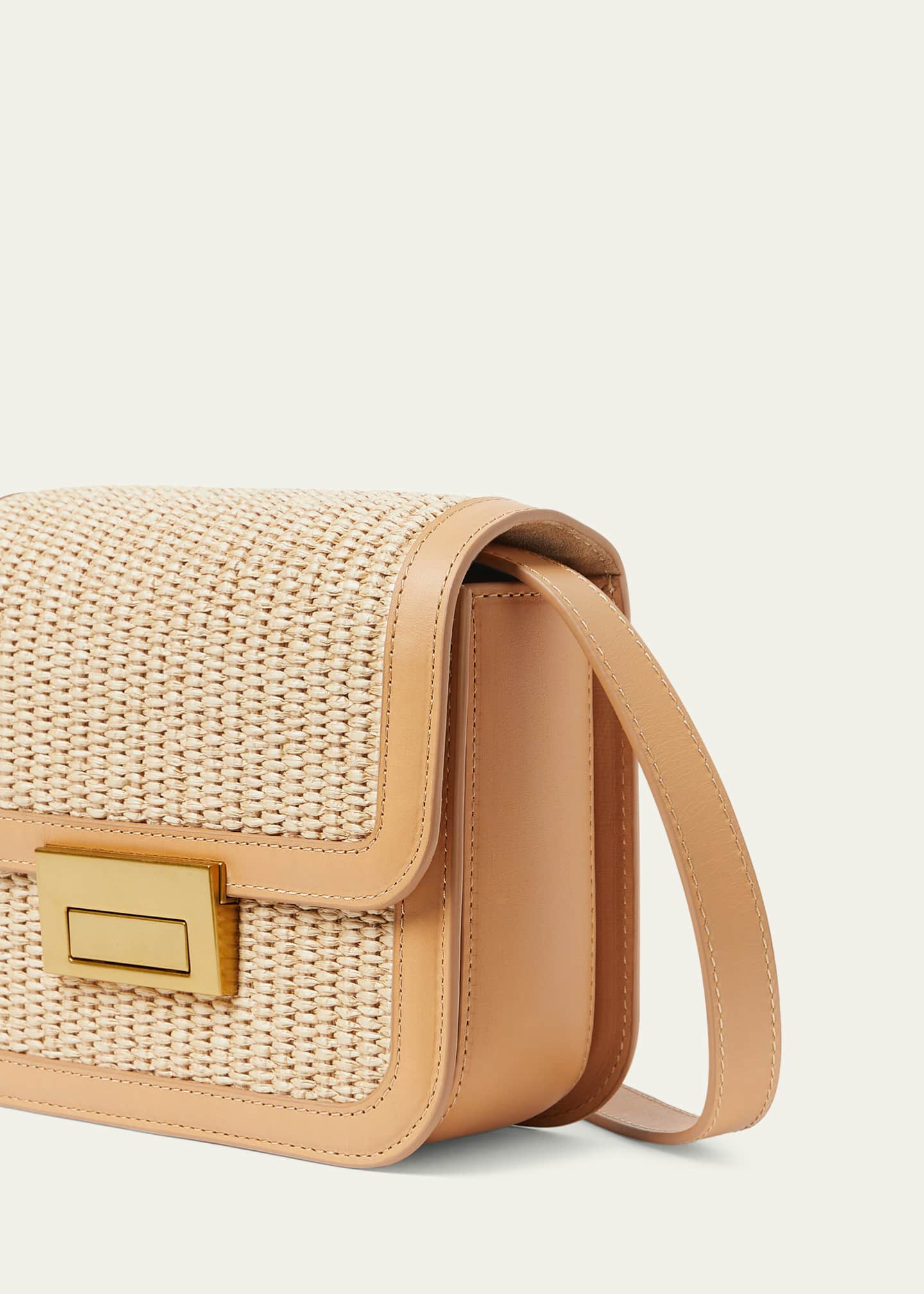 Loeffler Randall Desi Flap Woven Leather Crossbody Bag Image 4 of 4