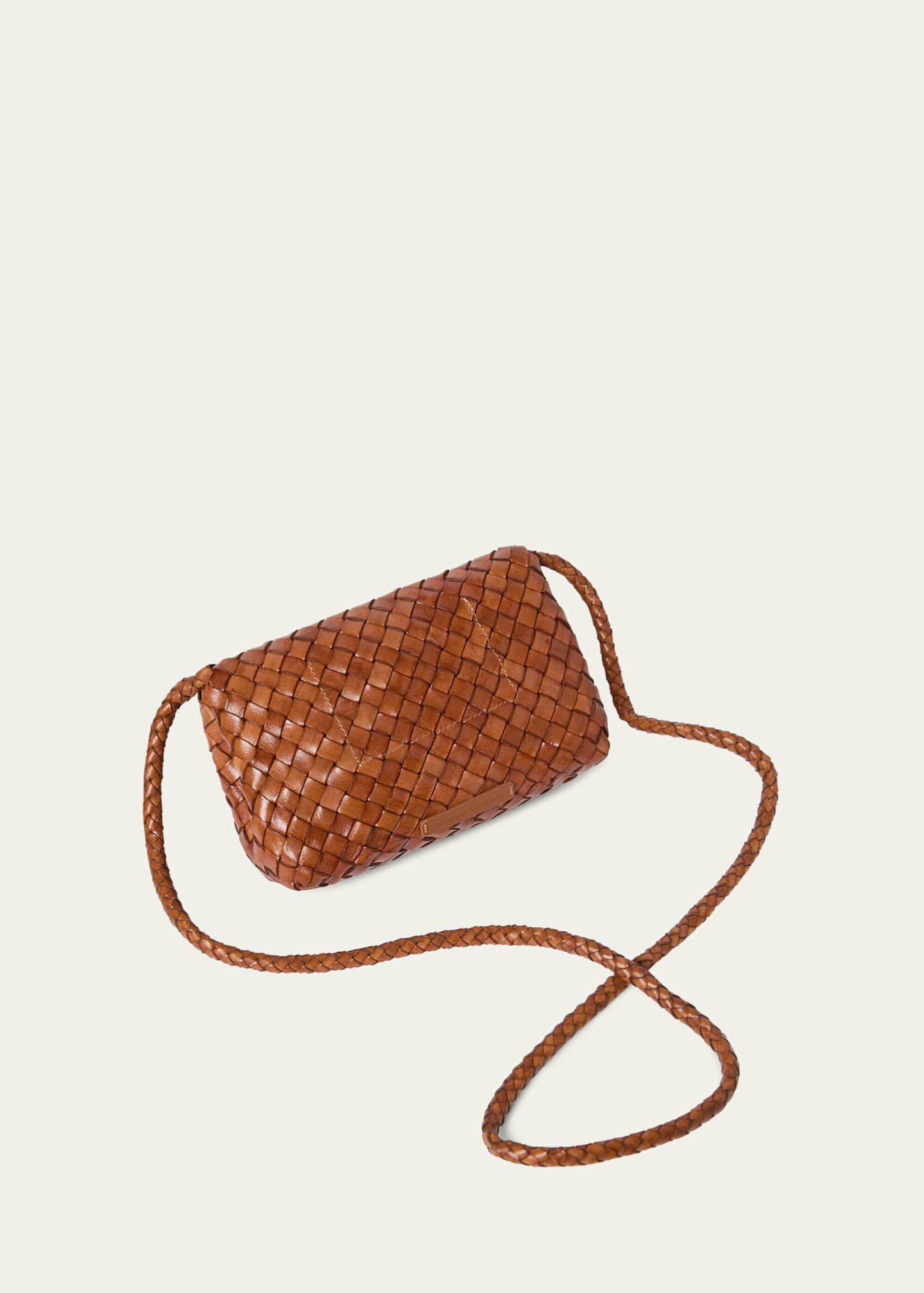 Loeffler Randall Mini Woven Buffalo Leather Crossbody Bag Image 2 of 4