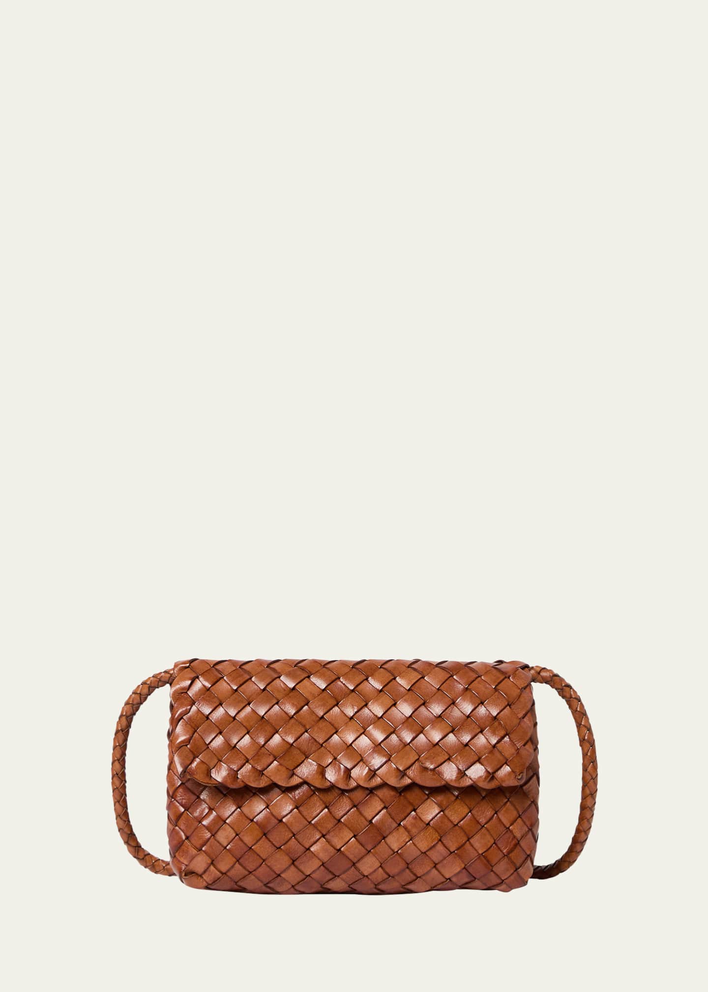 Loeffler Randall Mini Woven Buffalo Leather Crossbody Bag Image 1 of 4