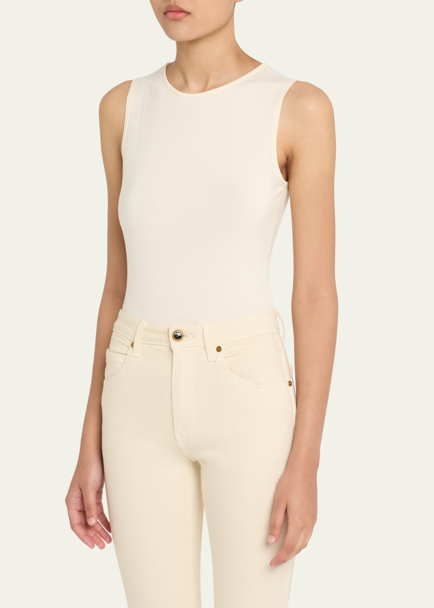 L'Agence Amia Tank Bodysuit Image 4 of 5