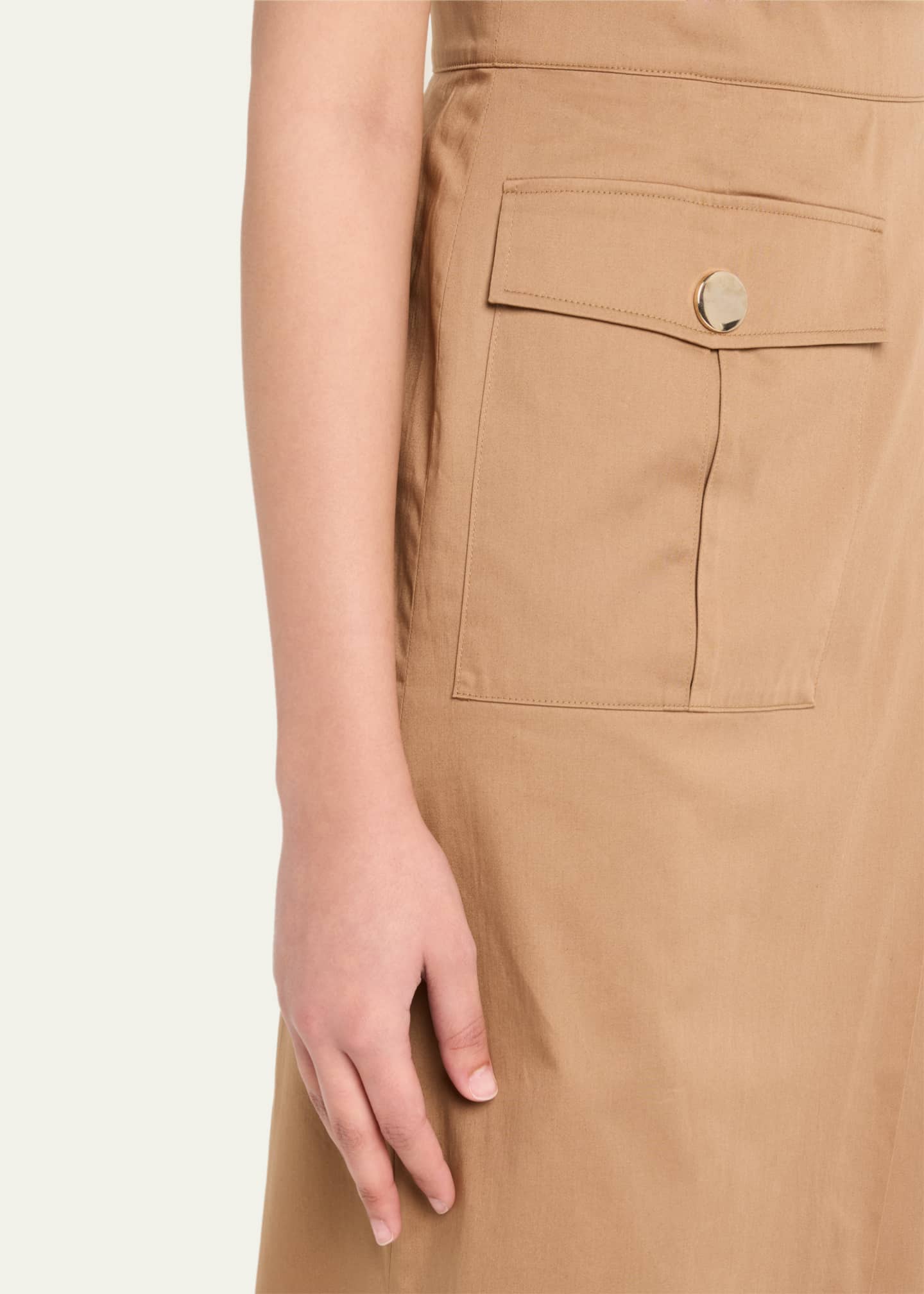 Toccin Silvia Safari Wrap Midi Dress Image 5 of 5