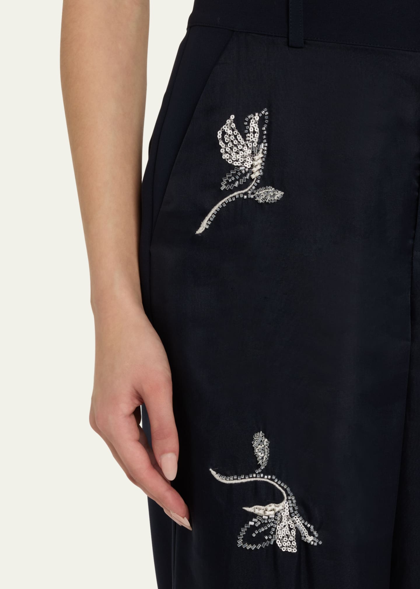 Cinq a Sept Zinon Falling Lillies Pants Image 5 of 5