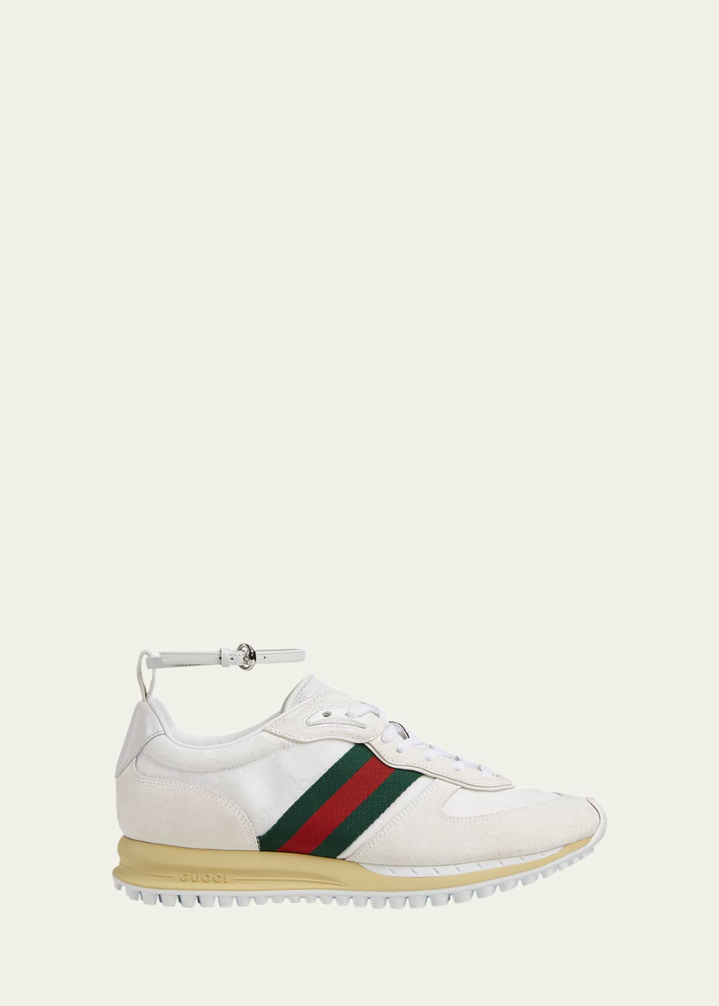 Gucci Nora GG Ankle Strap Retro Sneakers