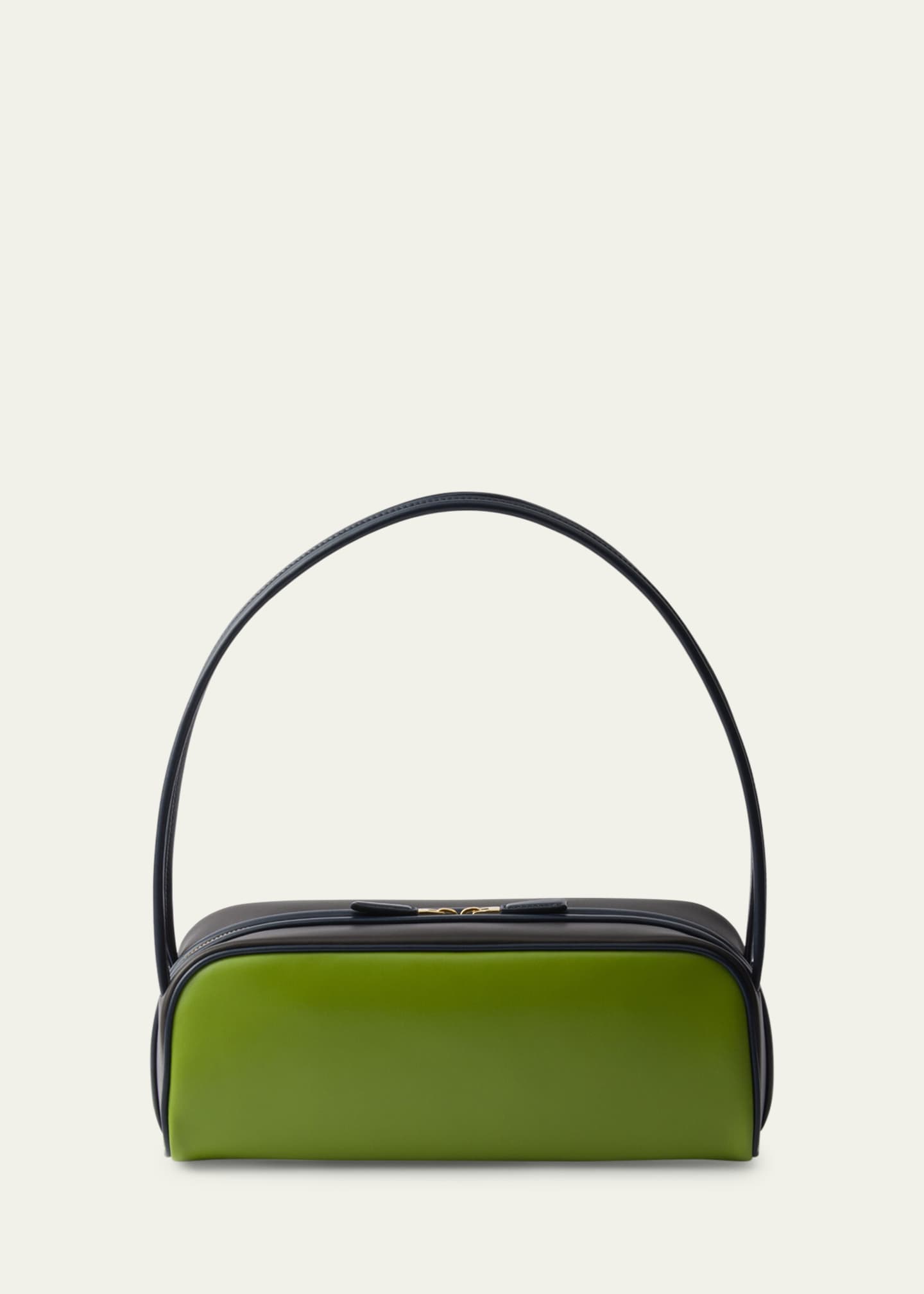 Prada Swing Bicolor Leather Shoulder Bag Image 2 of 3