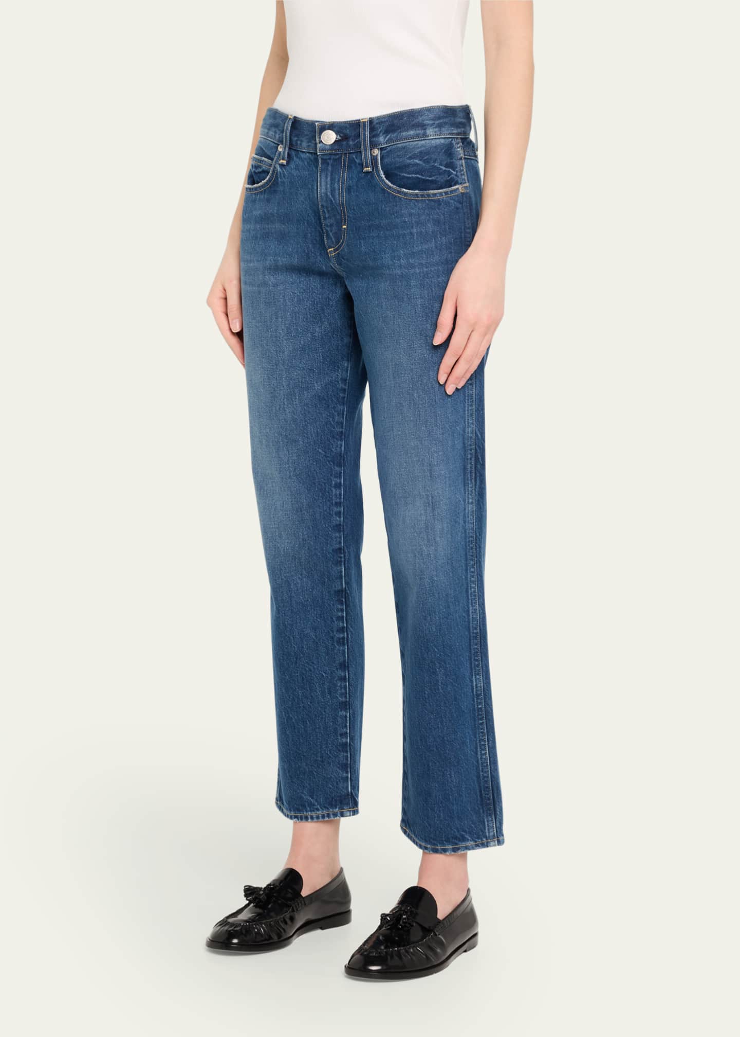 AMO Denim Libby Mid-Rise Tapered Jeans Image 3 of 4