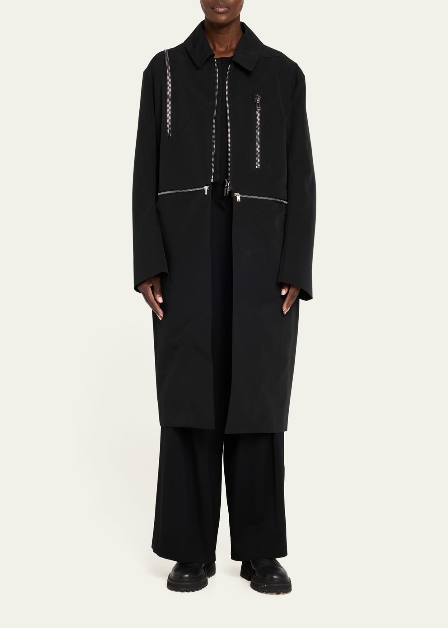Rick Owens Headon Jumbo Convertible Zip Jacket Image 2 of 5