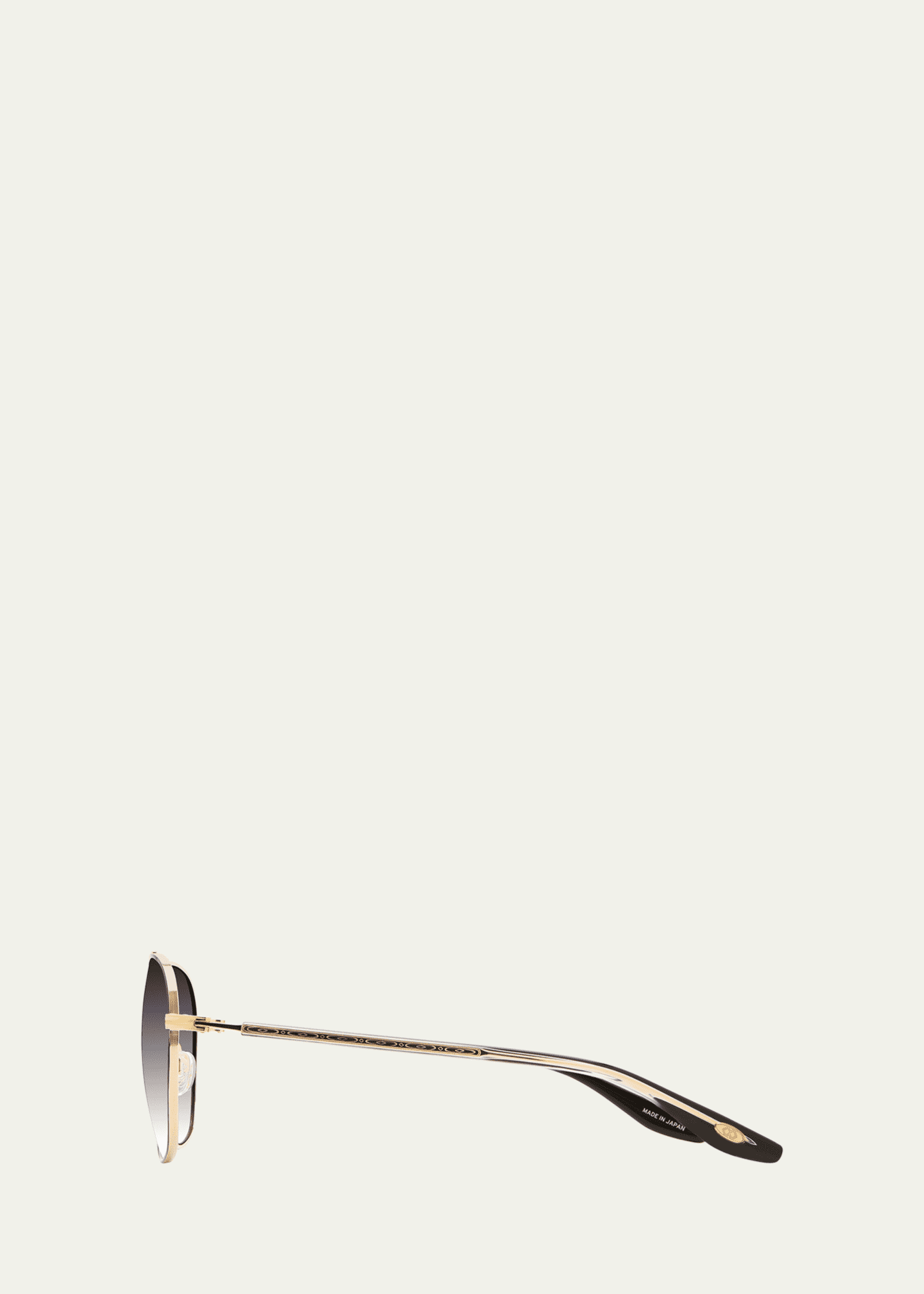 Barton Perreira Sully Aviator Titanium Sunglasses Image 2 of 2