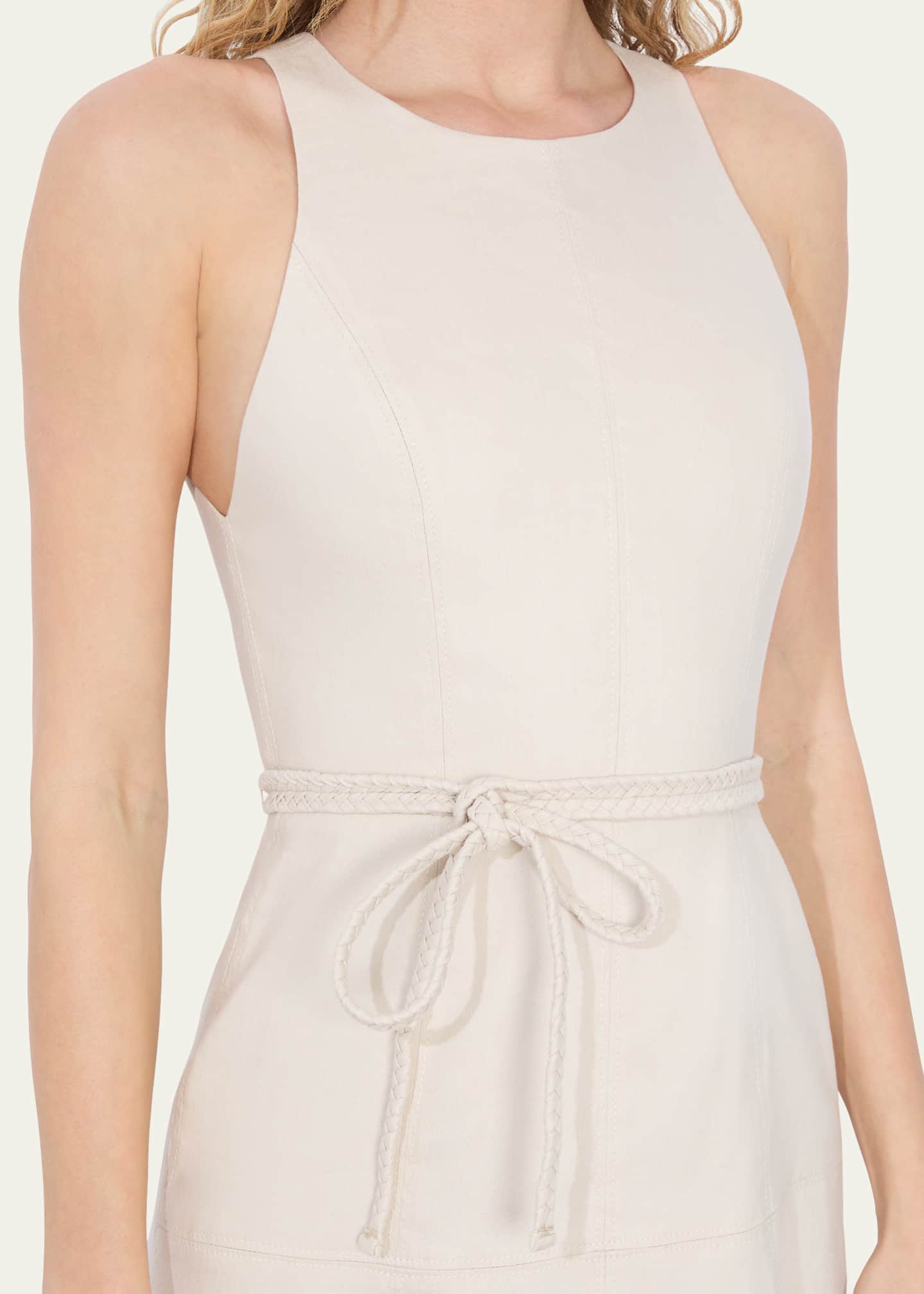 Alice + Olivia Leandra Braided Belted Mini Dress Image 5 of 5