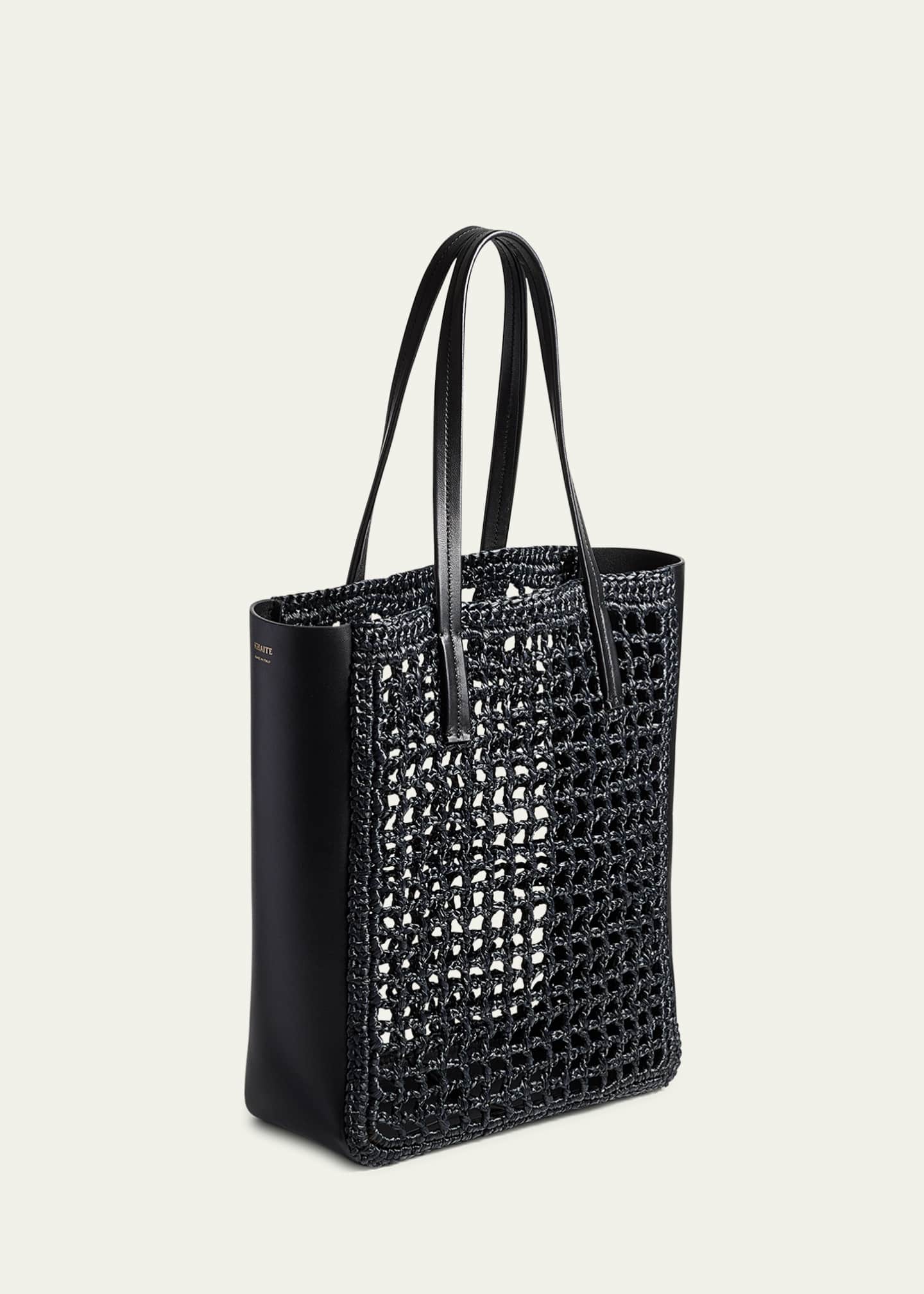 Khaite Zoe Small Raffia Tote Bag Image 2 of 3