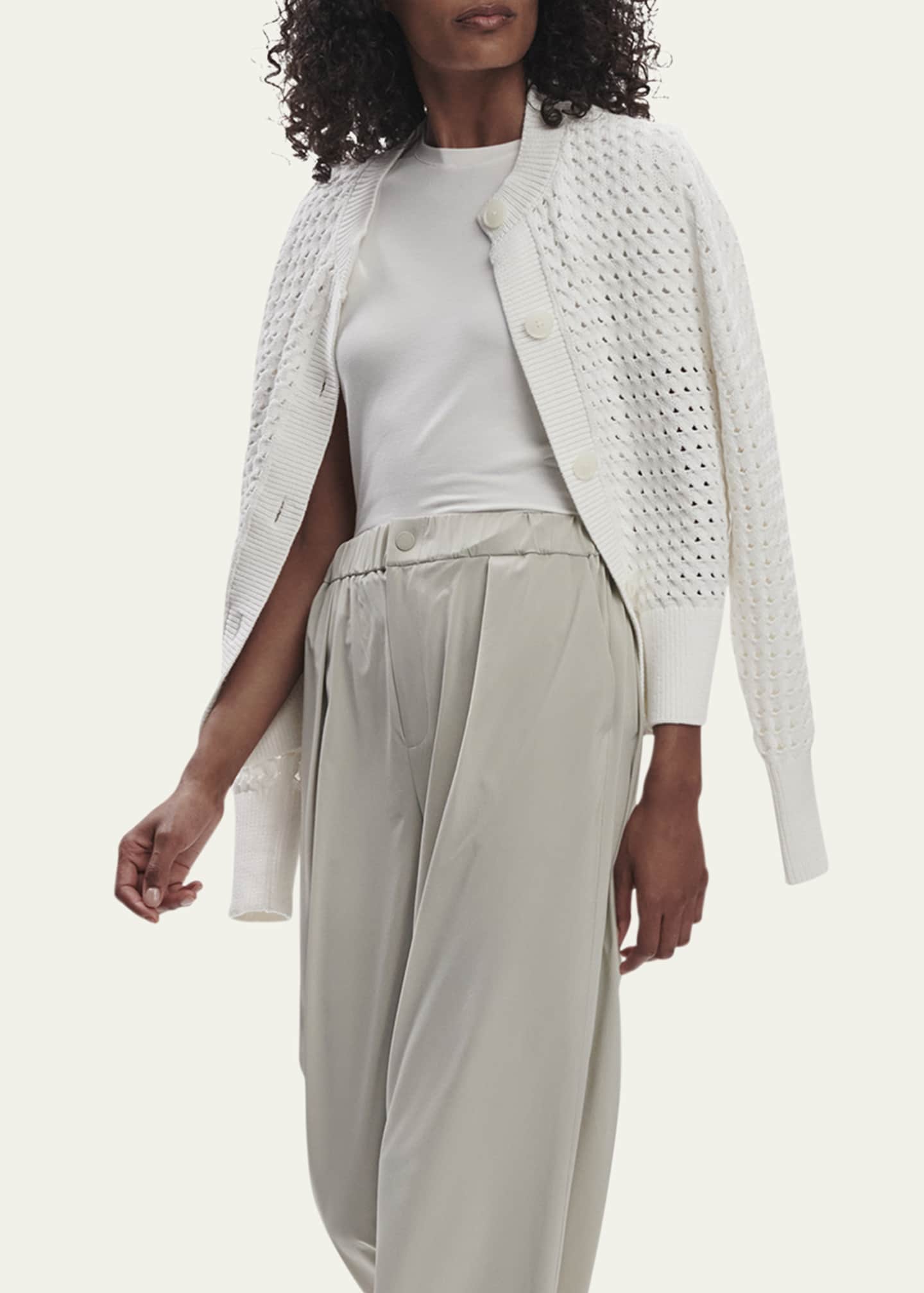 Varley Bettina Textured Knit Jacket Image 4 of 5