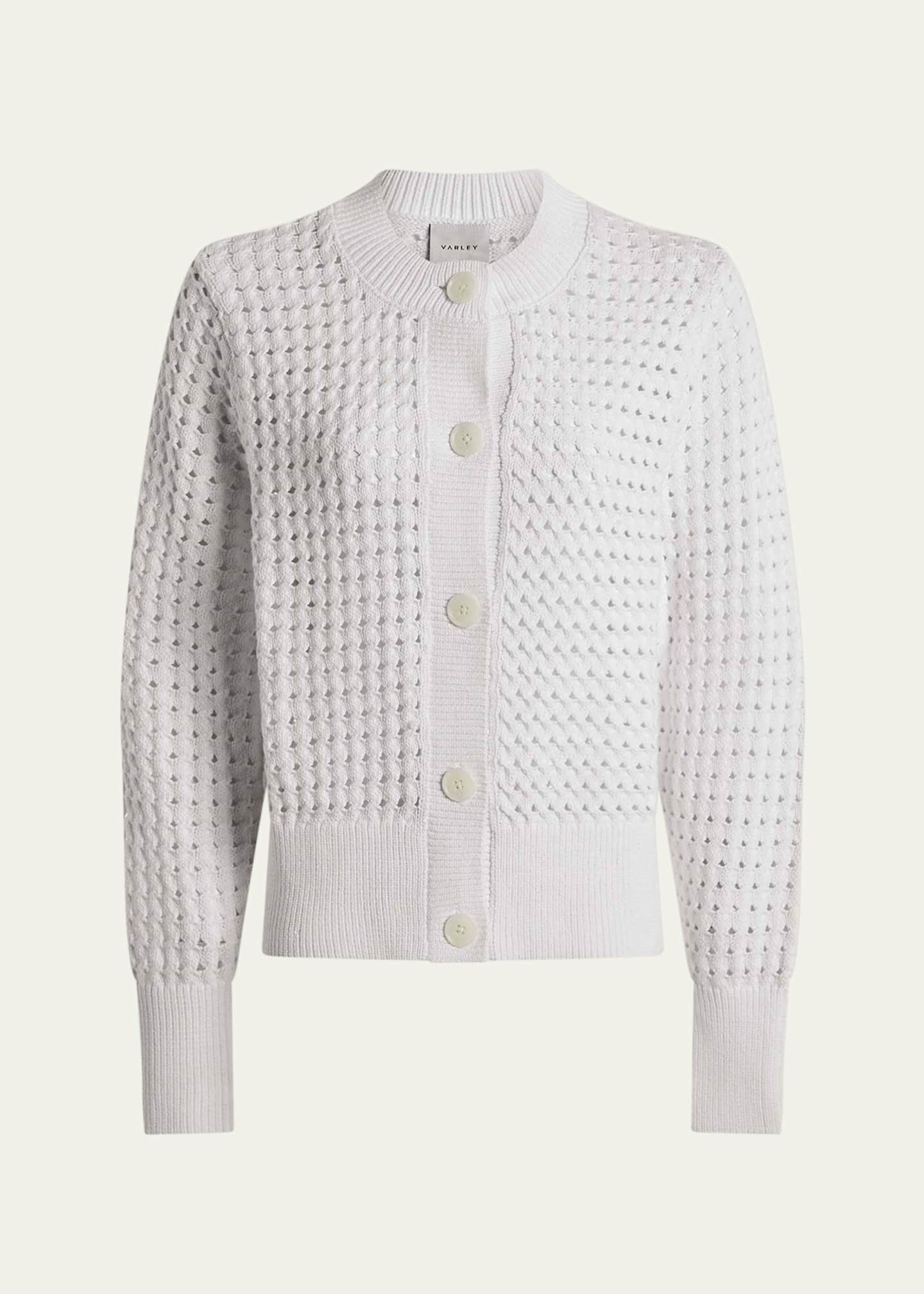 Varley Bettina Textured Knit Jacket Image 1 of 5