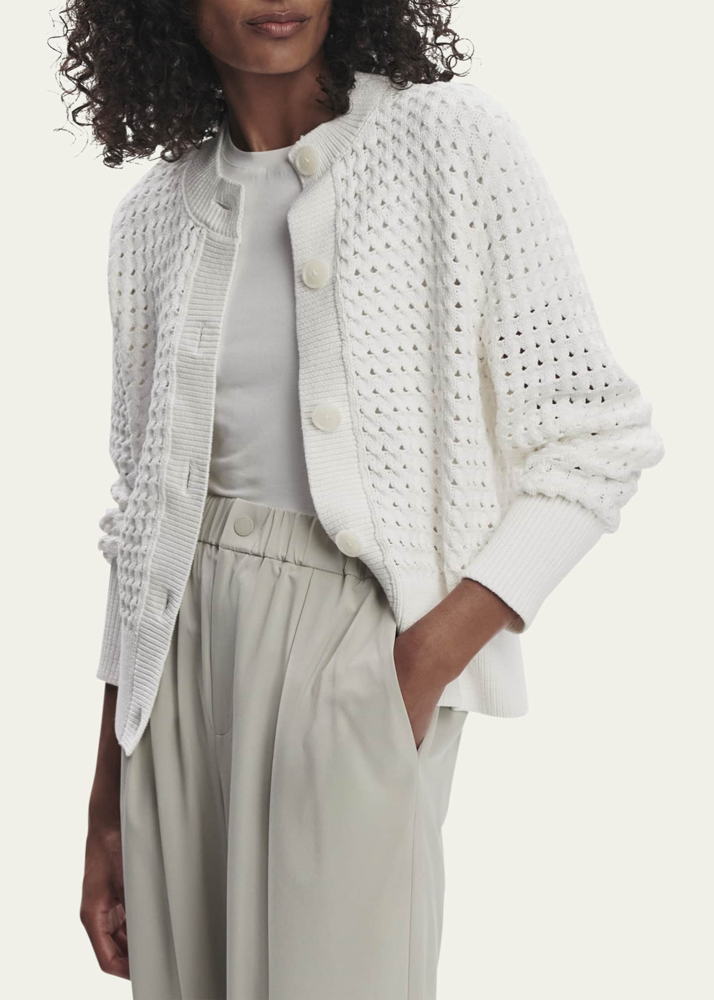 Varley Bettina Textured Knit Jacket Image 5 of 5