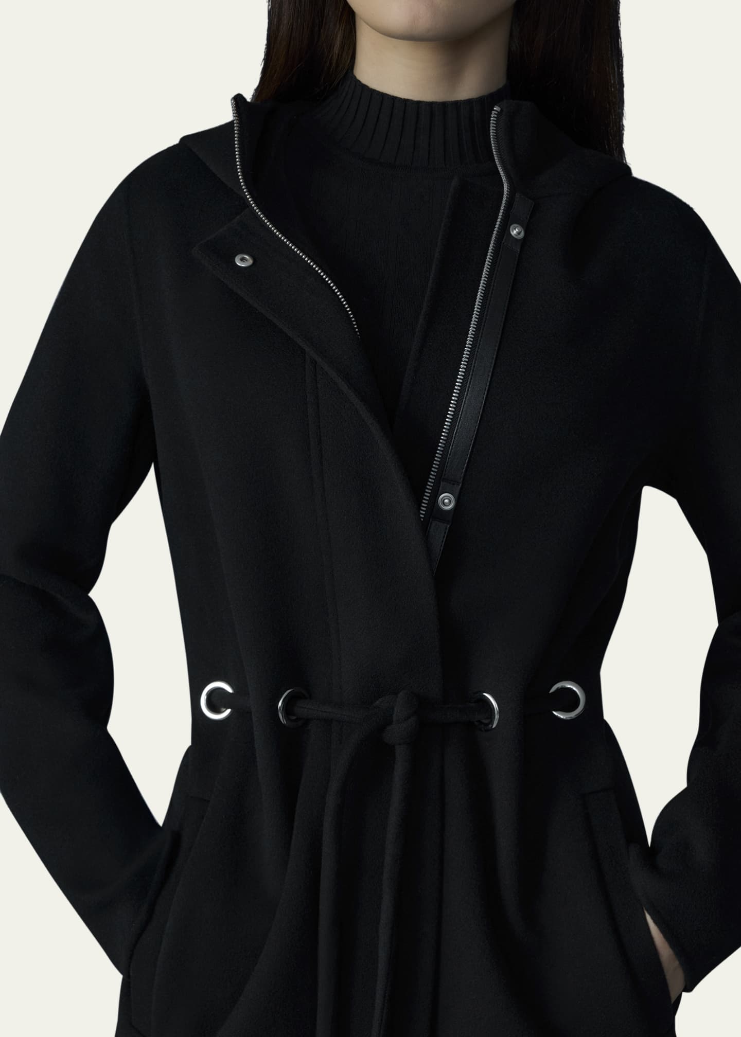 Mackage Blithe Handmade Wool Coat Image 4 of 4