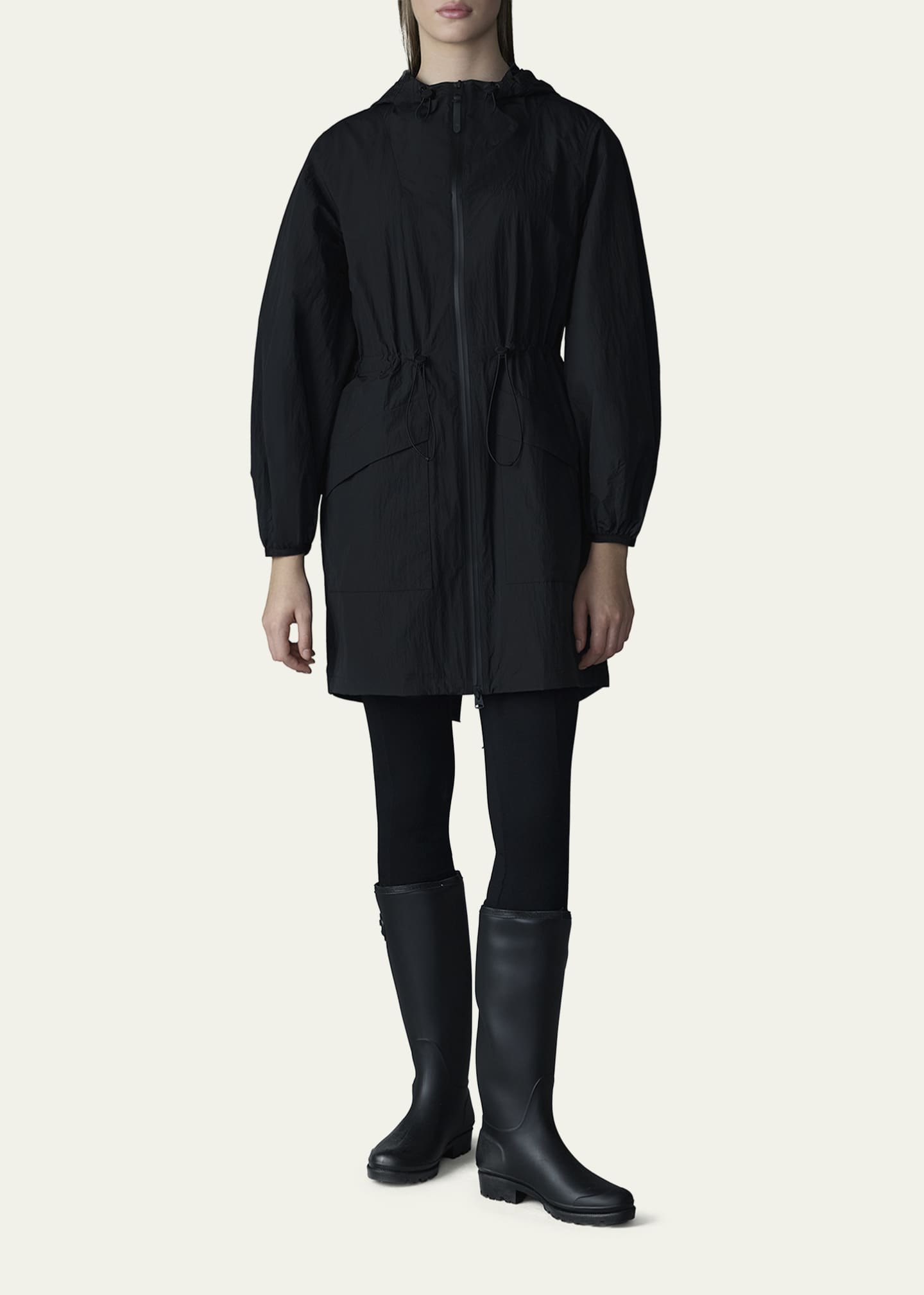 Mackage Alyster Packable Long Rain Jacket Image 4 of 5