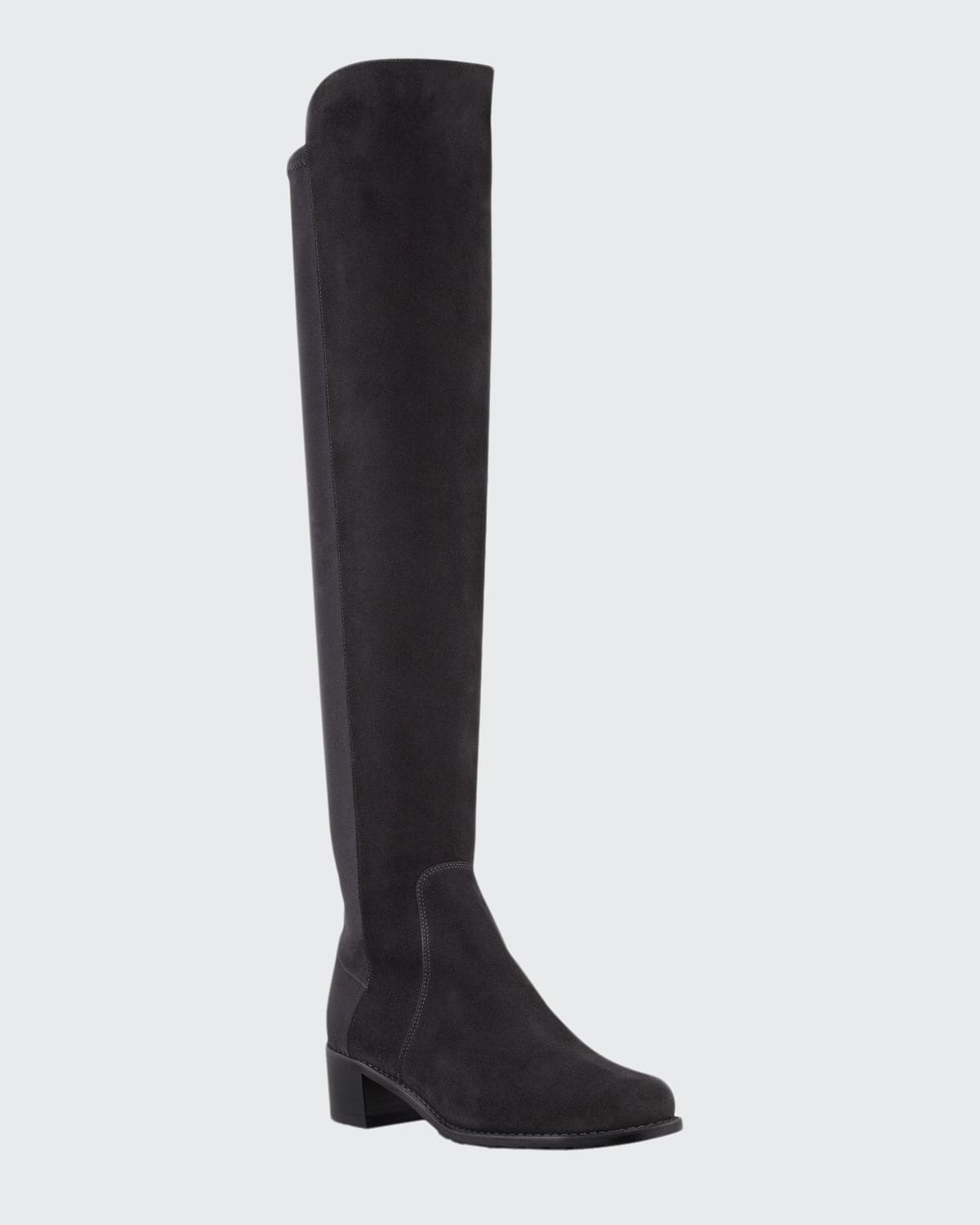 Reserve Suede Stretch Over-the-Knee Boot, Black