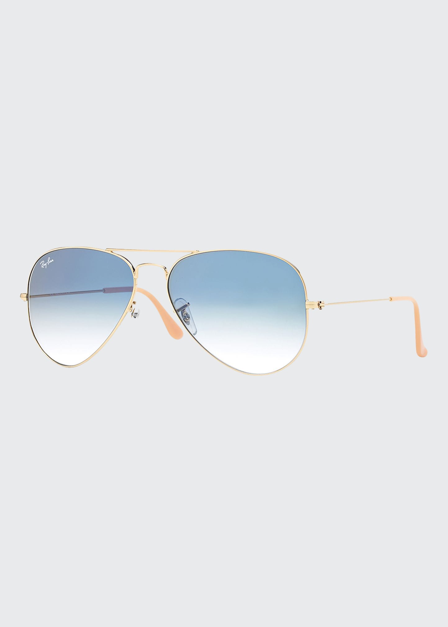 Original Aviator Sunglasses, Silver/Gray