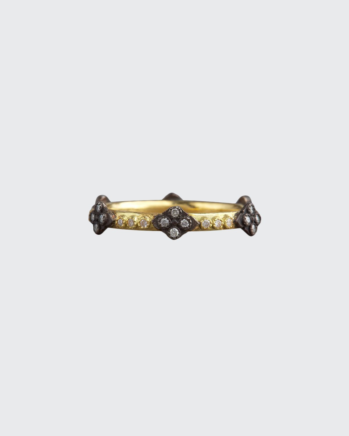 Crivelli Cross Diamond Ring, Gold