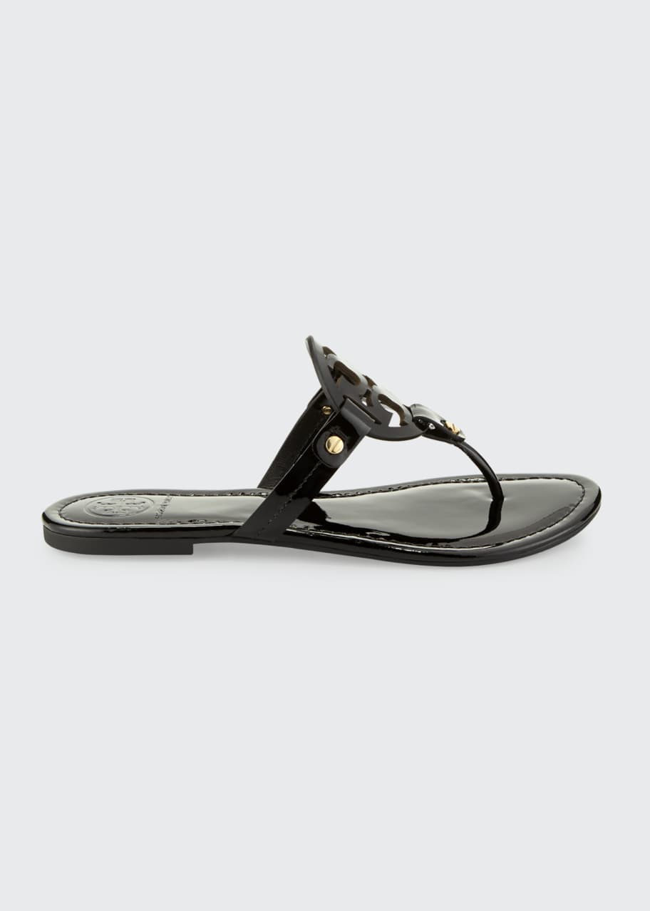 Image 1 of 1: Tory Burch Miller Logo Flat Thong Sandals