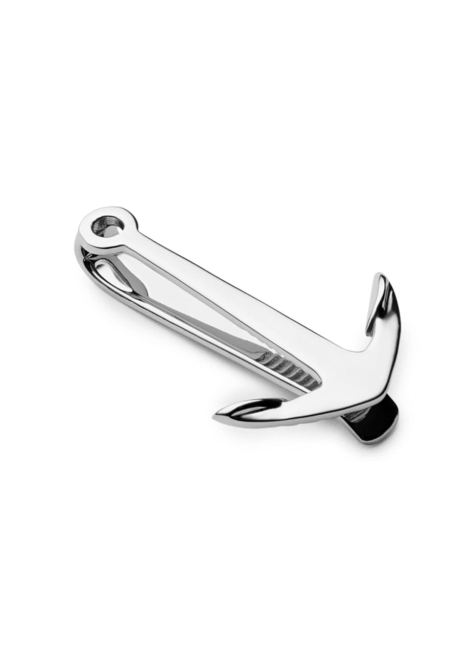 Image 1 of 1: Anchor Tie Bar, Silver